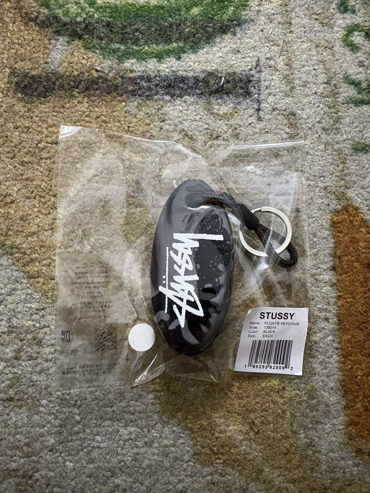 Streetwear × Stussy Stussy Black Keychain Lanyard | Grailed