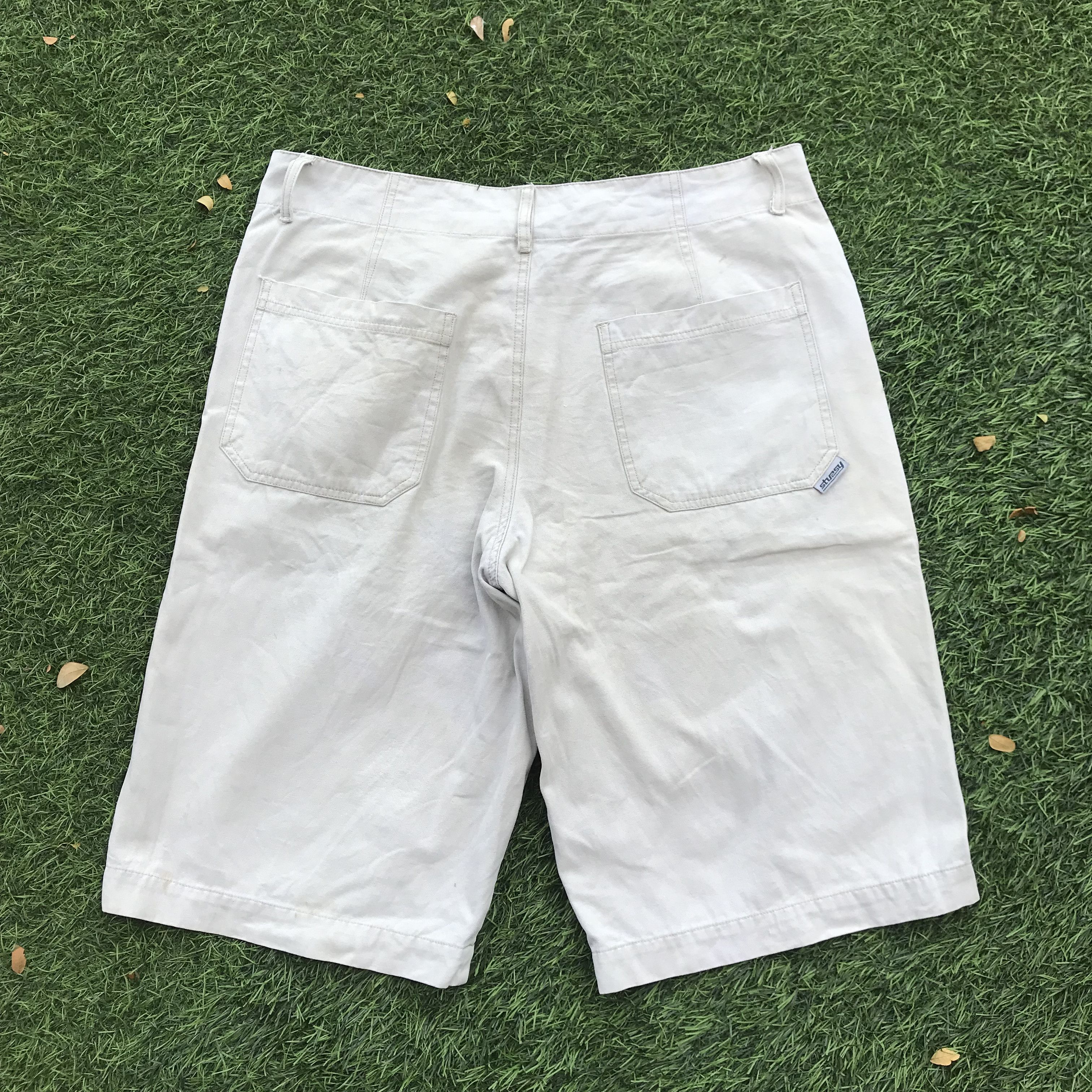 Stussy Vintage 90s Stussy ankle Short Pants in khakis beige brown Size US 34 / EU 50 - 12 Thumbnail