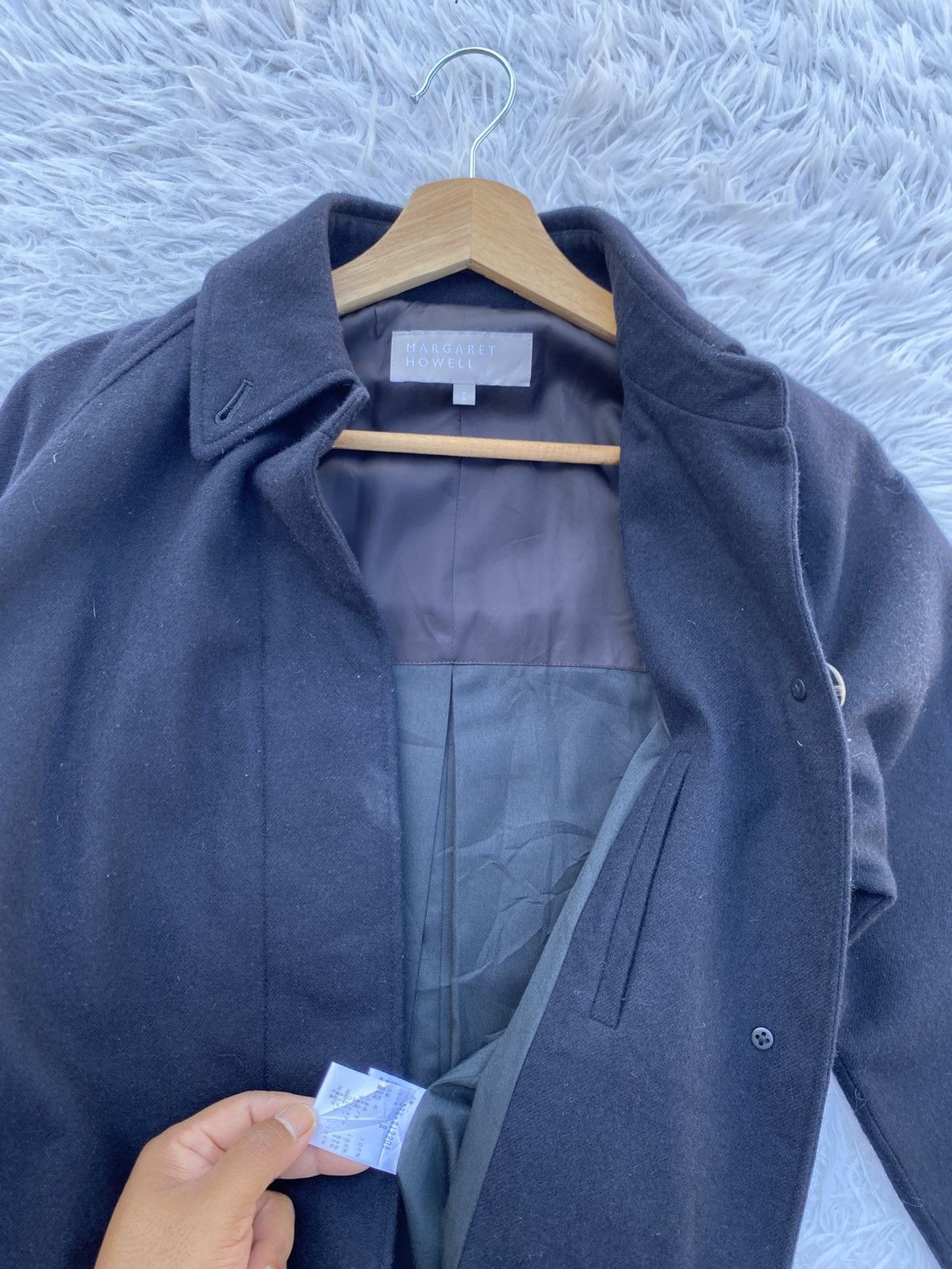 Margaret Howell Rare Vintage Margaret Howell Long Wool Coat Size L / US 10 / IT 46 - 12 Thumbnail
