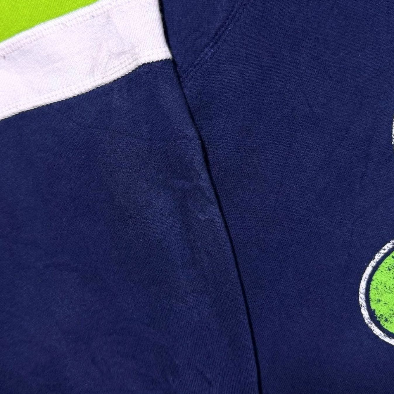NFL NFL Seattle Seahawks Football Logo Graphic Navy Blue Green Hoodie L Men’s Large Size US L / EU 52-54 / 3 - 5 Thumbnail