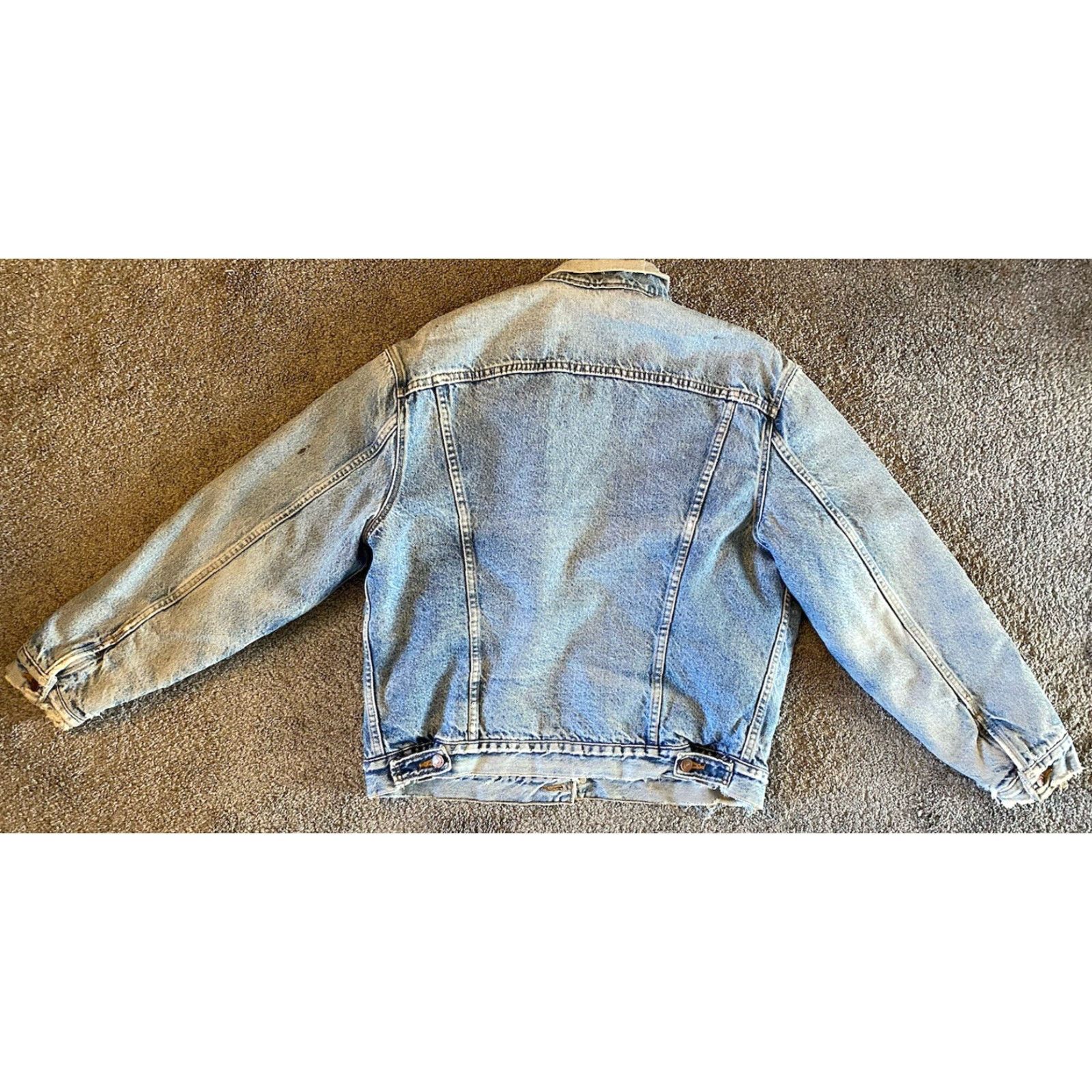 Levi's VINTAGE Levi's Denim Jacket Blanket Lined 70506-0316 Mens 44 USA Blue Jacket 80s 90s USA Mens Size US S / EU 44-46 / 1 - 2 Thumbnail