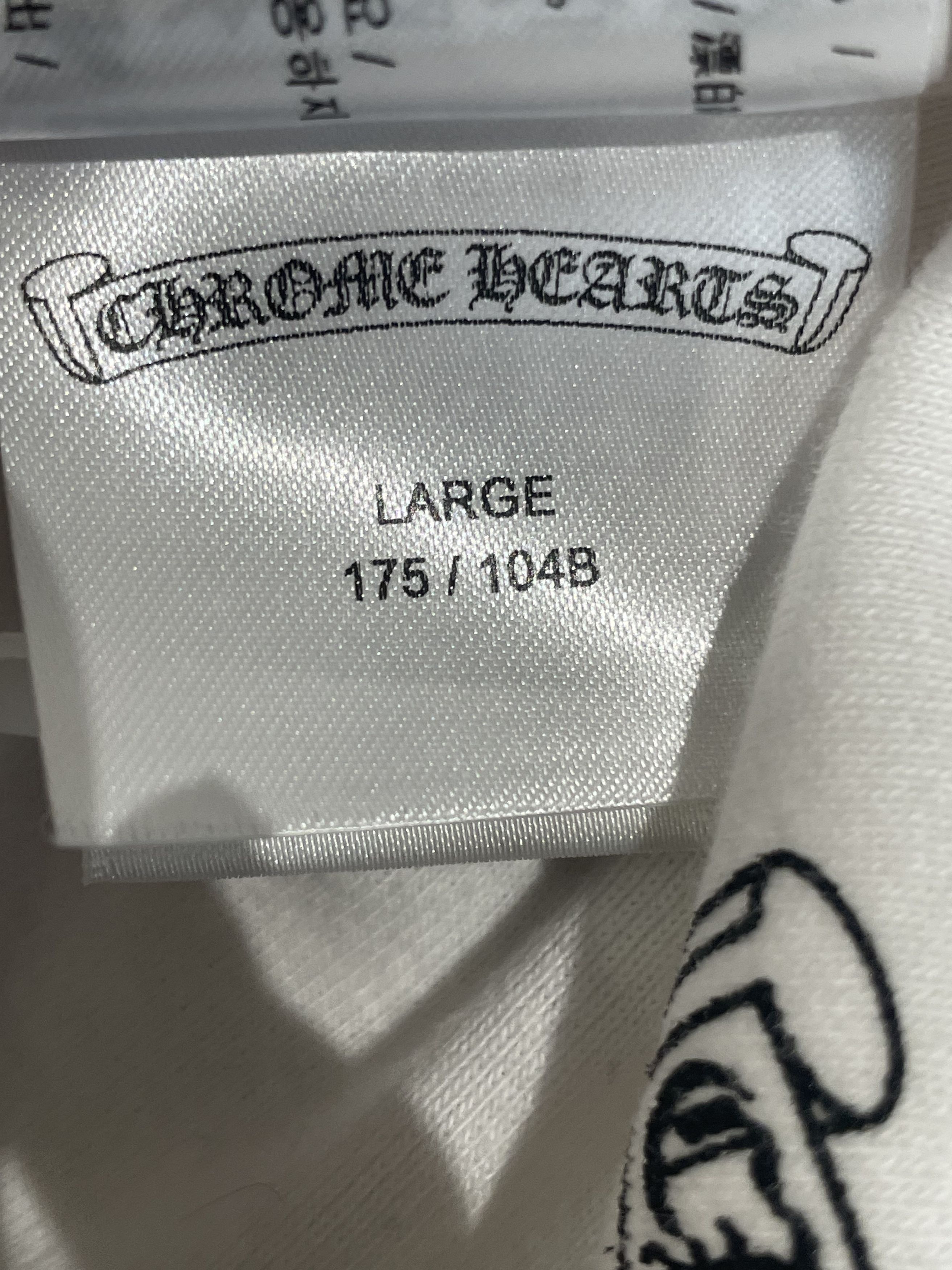 Chrome Hearts Chrome Hearts Dagger Baseball Long Mid Sleeve Babyshirt Size US M / EU 48-50 / 2 - 13 Thumbnail
