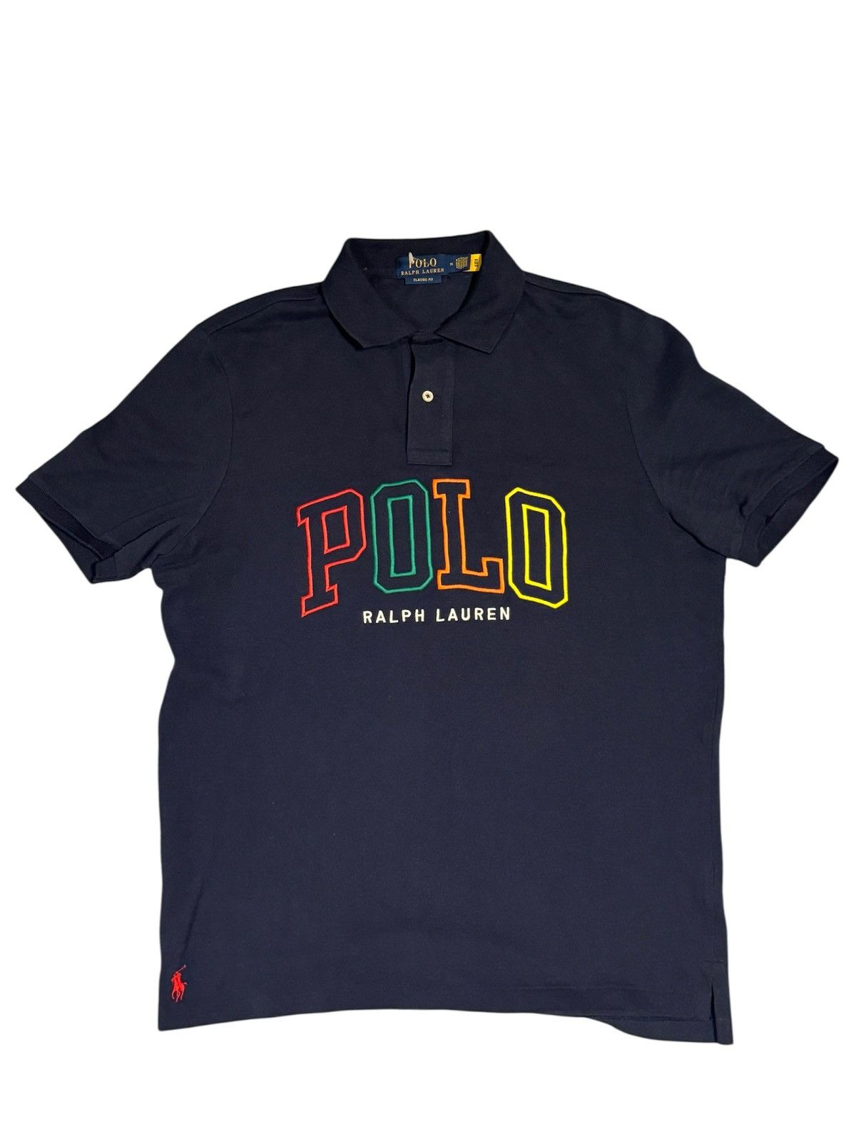 Polo Ralph Lauren 160$ Polo Ralph Lauren Colourful Embroidered Logo Polo Shirt Size US M / EU 48-50 / 2 - 1 Thumbnail