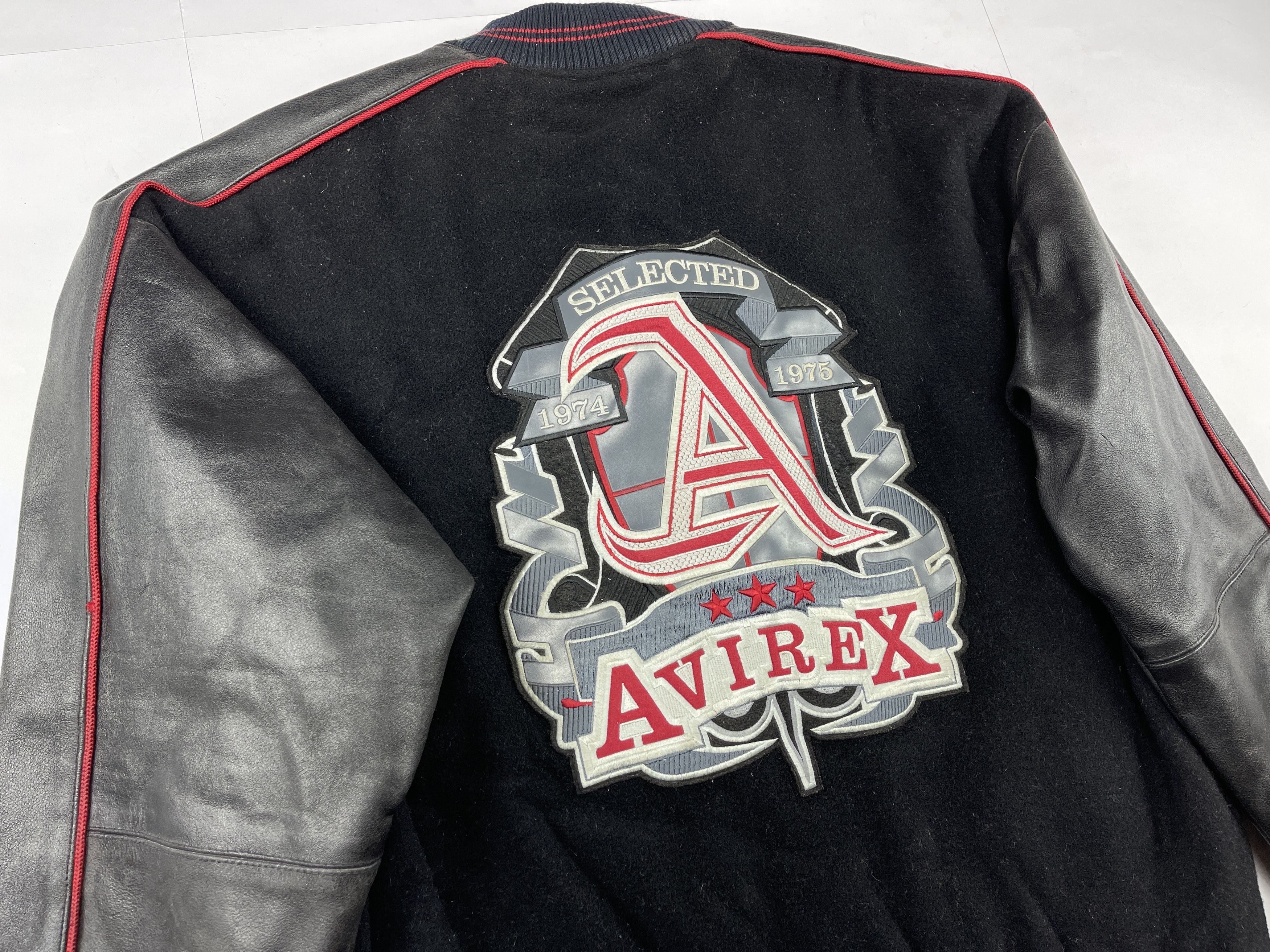 Avirex AVIREX jacket, wool vintage 90s hip hop 1990s hip hop XL Size US XL / EU 56 / 4 - 5 Thumbnail