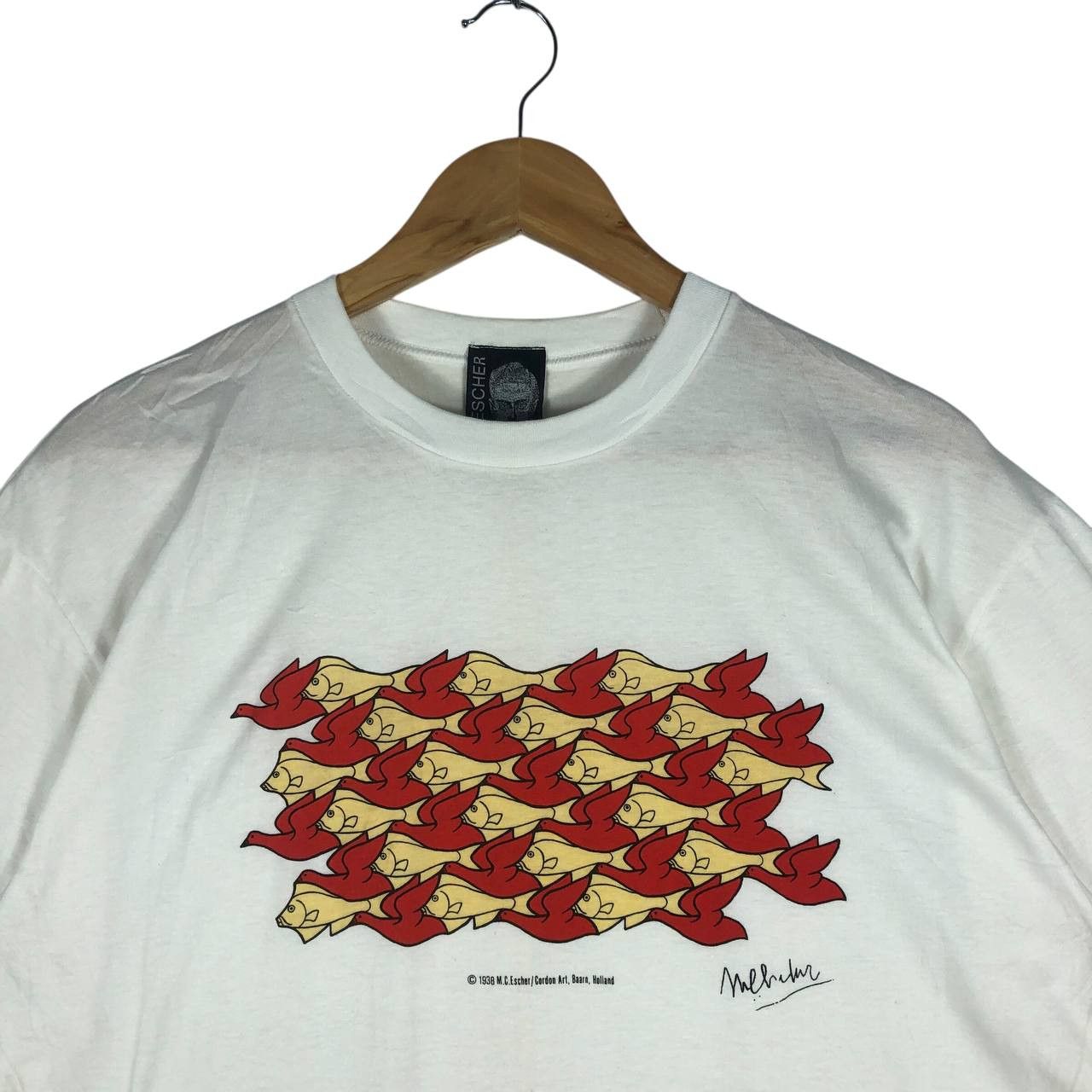 Vintage M.C. Escher 1938 Vintage Art Tee Size US M / EU 48-50 / 2 - 2 Thumbnail