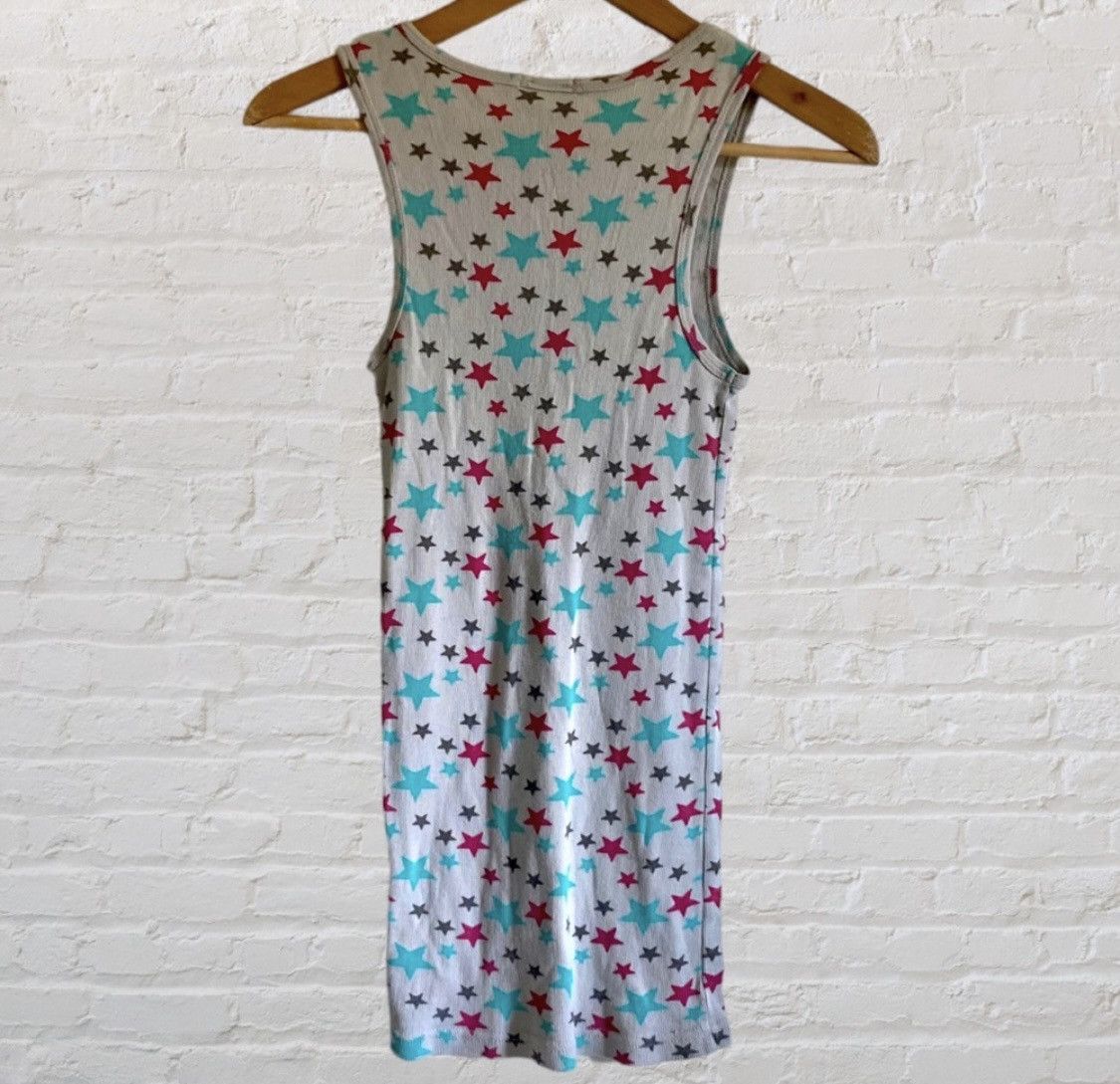 Old Navy OLD NAVY STAR PRINT PERFECT FIT RIBBED KNIT TANK Size S / US 4 / IT 40 - 4 Thumbnail