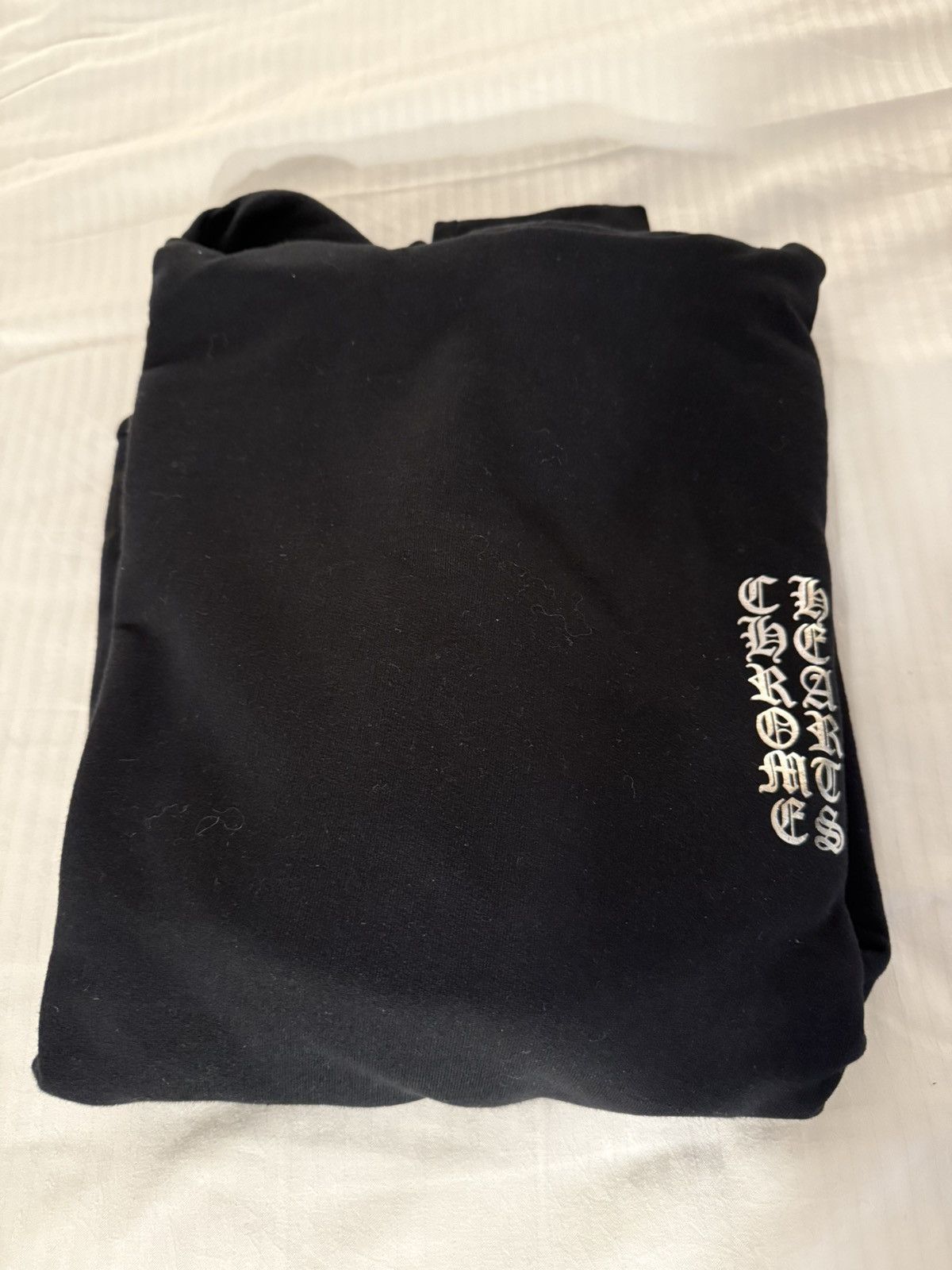 Chrome Hearts Chrome Hearts 1988 Metallic Silver Foil Black Hoodie Size US L / EU 52-54 / 3 - 1 Thumbnail