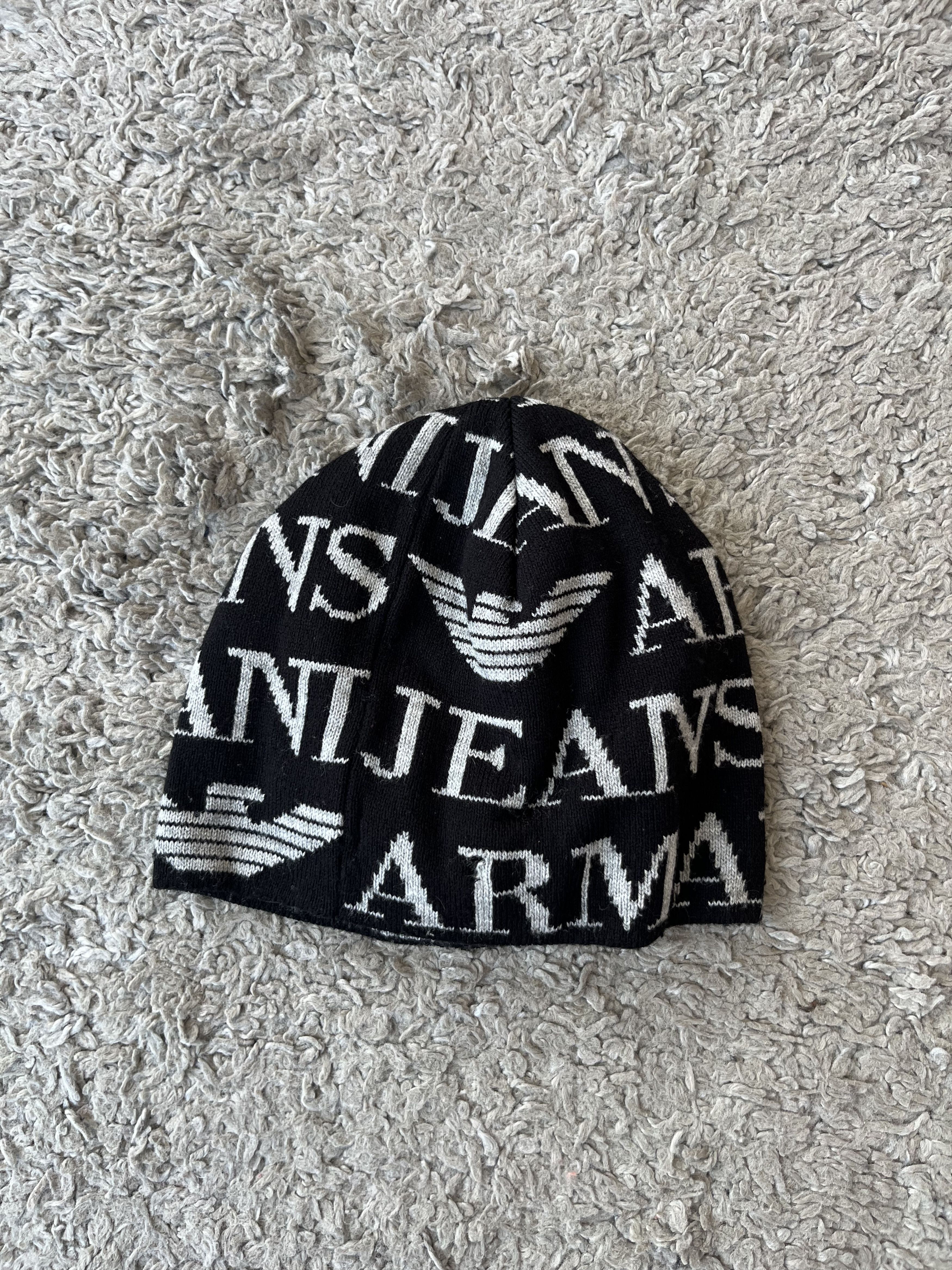 Armani ARMANI JEANS Vintage Cap Monogram Very Rare MADE IN ITALY Size ONE SIZE - 2 Thumbnail