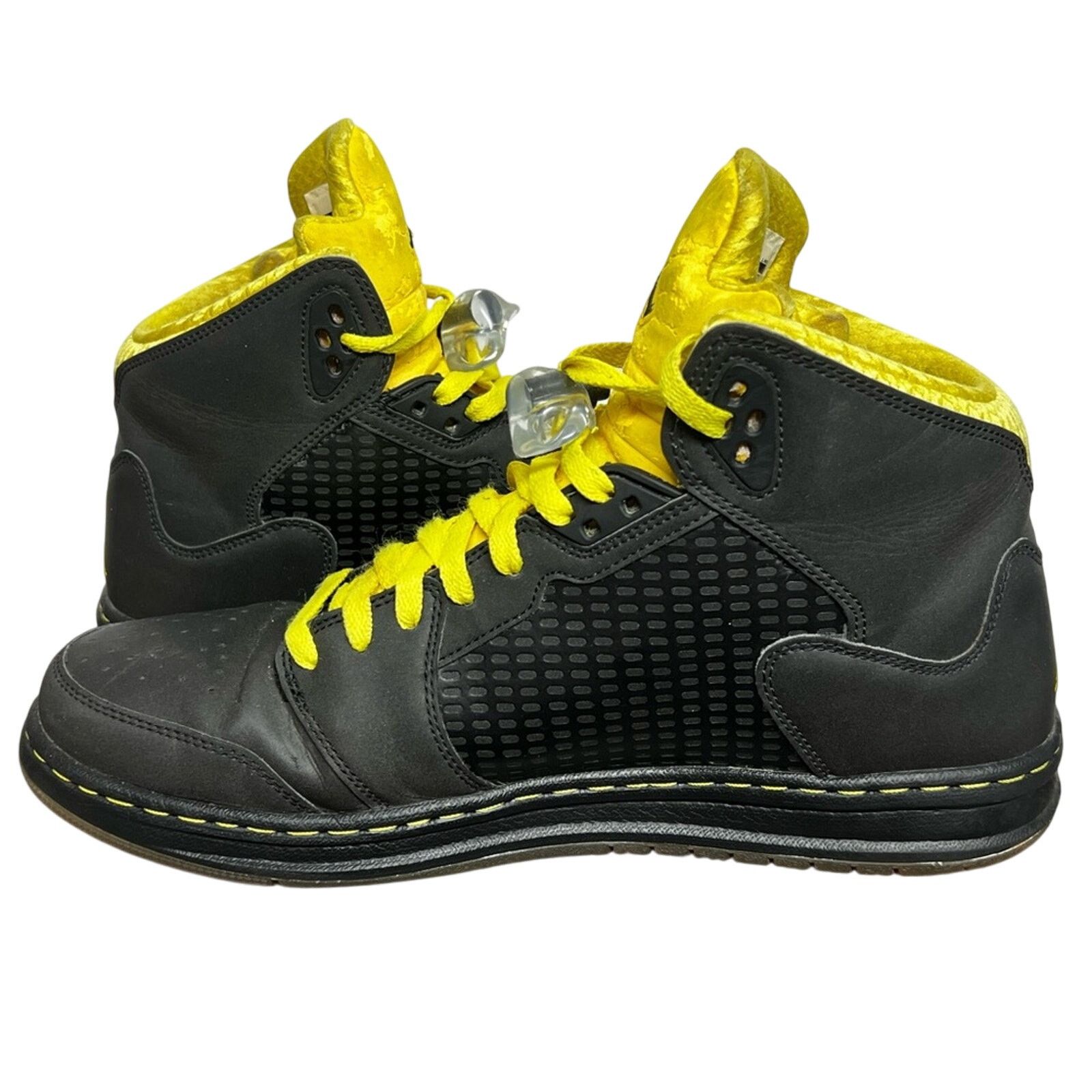 Jordan Brand Rare 2011 Nike Air Jordan 1 Prime 5 'Black Sonic Yellow' Size US 11 / EU 44 - 5 Thumbnail