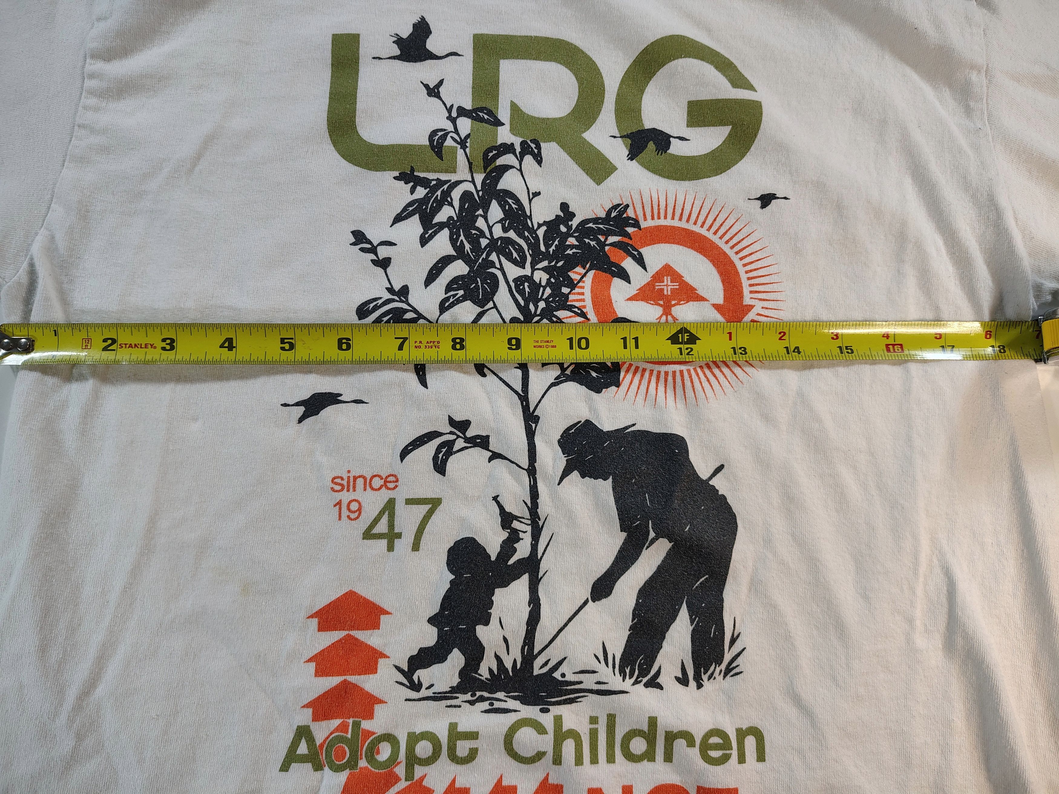LRG Men's White LRG "Adopt Children Not Styles" Graphic T-Shirt Size US M / EU 48-50 / 2 - 6 Thumbnail