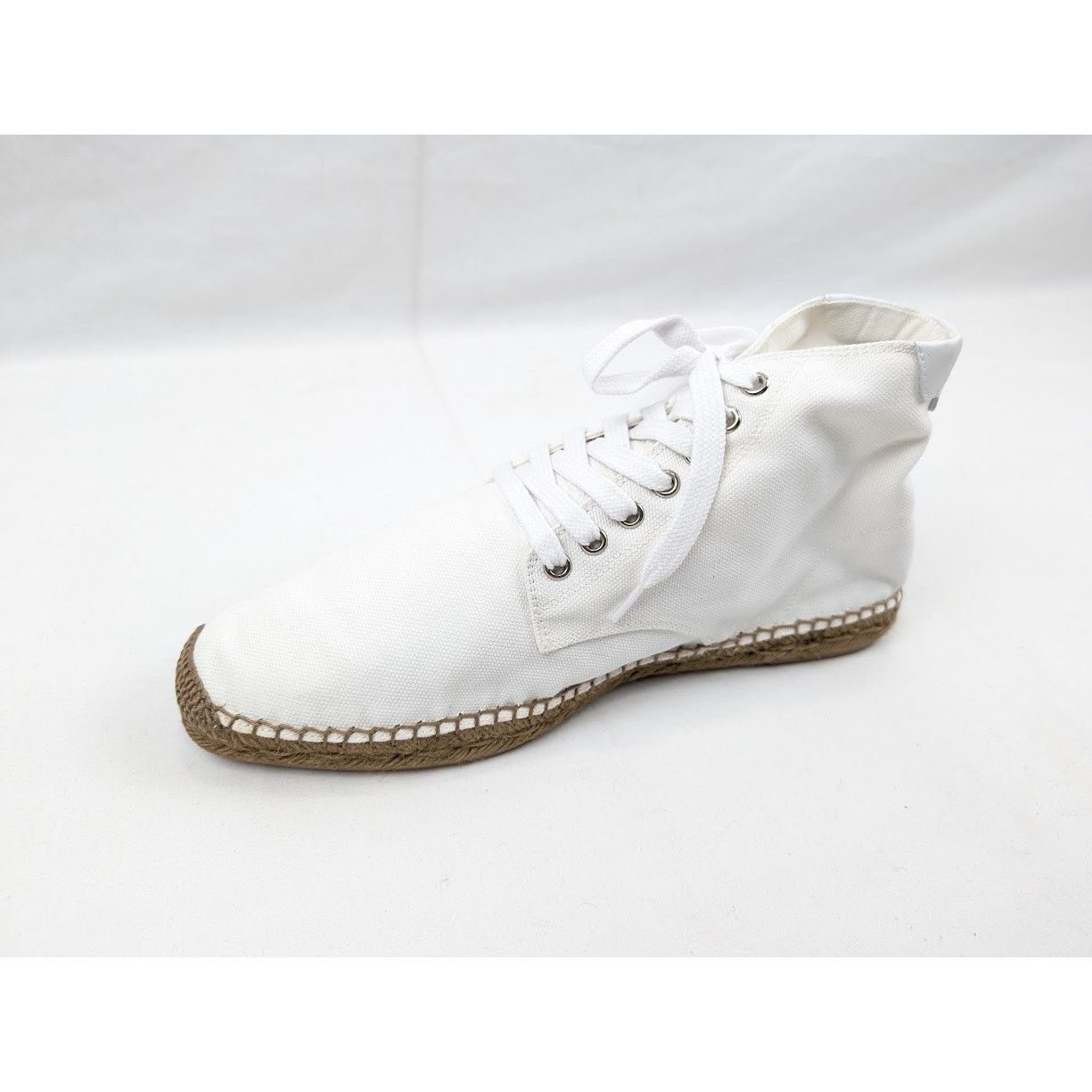 Saint Laurent Paris o1rshd1 Damon High-Top Sneakers in Off-White/Blanc Opti Size US 10 / EU 43 - 9 Thumbnail