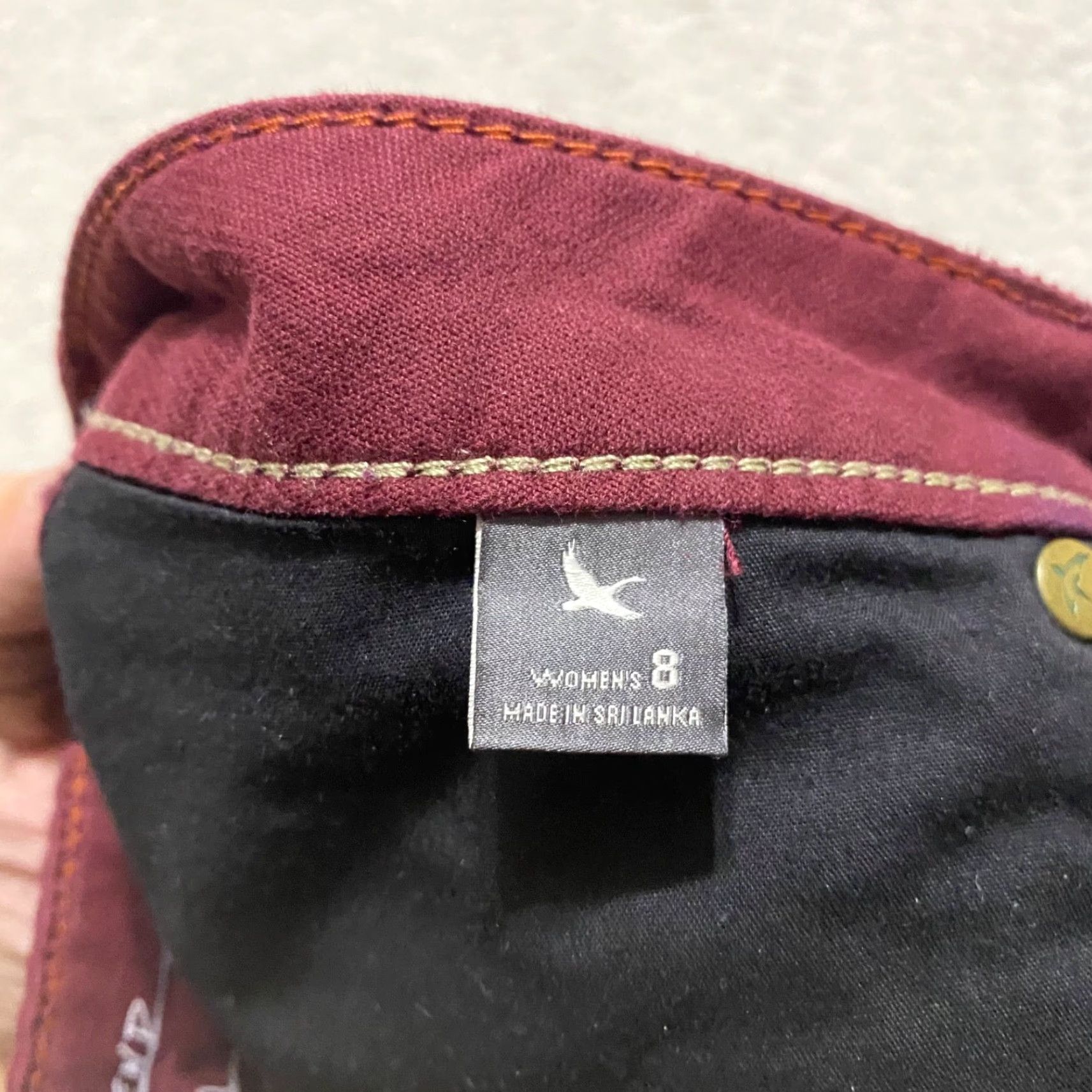 Eddie Bauer Eddie Bauer Womens sz 8 Jeans Red Corduroy Slim Boyfriend Mid Rise Size 30" / US 8 / IT 44 - 4 Thumbnail