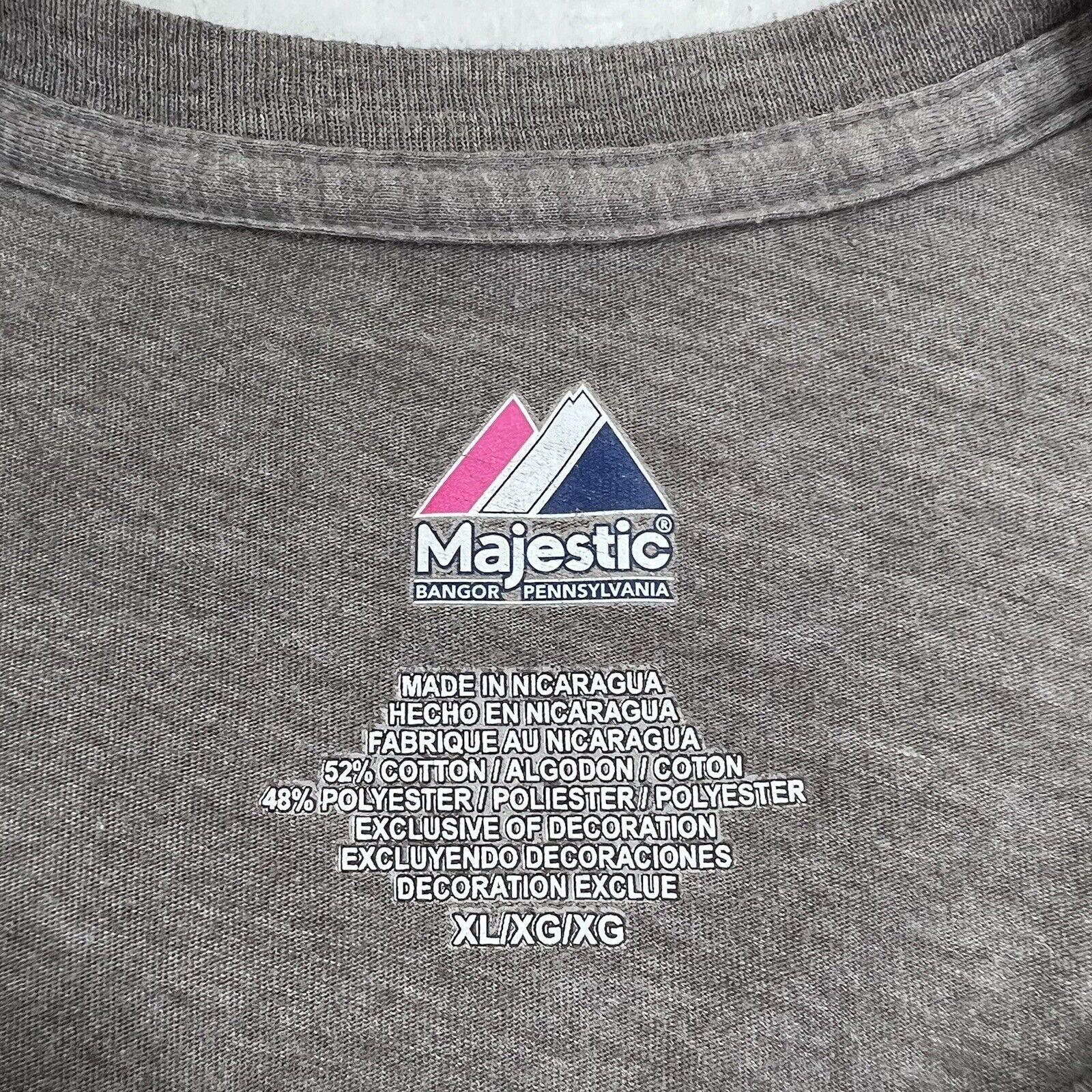 Majestic MLB Detroit Tigers XL Slim Fit '13 Champions Graphic T Shirt Size XL / US 12-14 / IT 48-50 - 3 Thumbnail