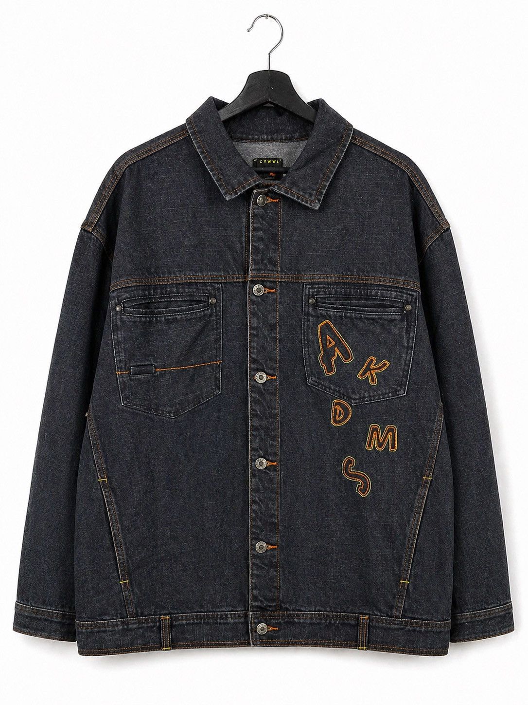 Akademiks Vintage Akademiks AKDMKS Denim Jacket Embroidered Hip Hop Size US XL / EU 56 / 4 - 1 Thumbnail