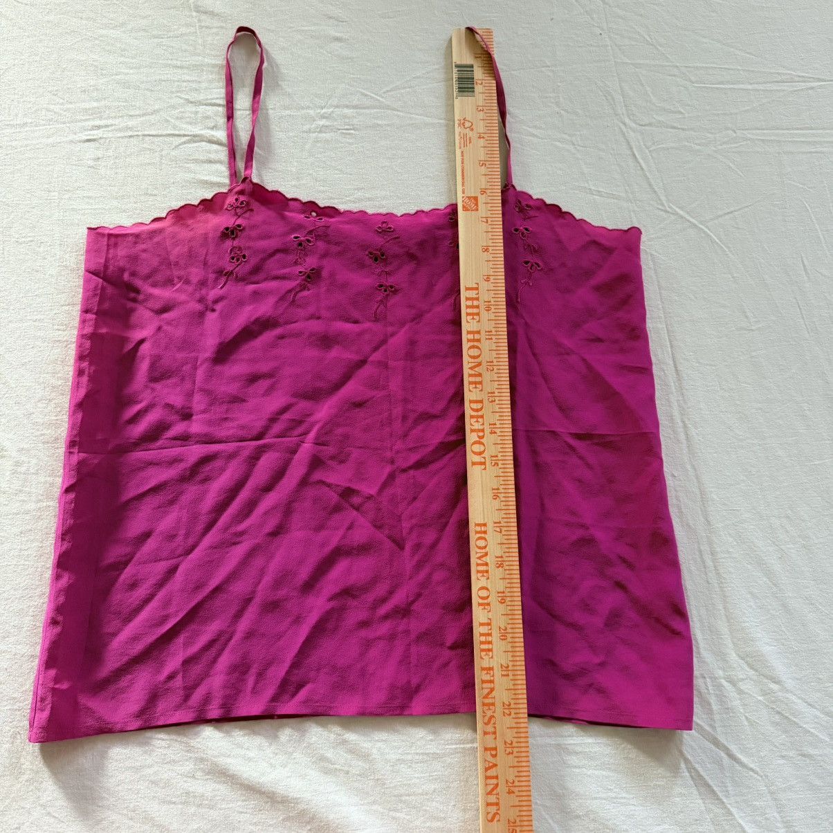 Guy Laroche Vintage Guy Laroche by Tze Paris Silk Fuchsia Camisole Top Size M / US 6-8 / IT 42-44 - 6 Thumbnail
