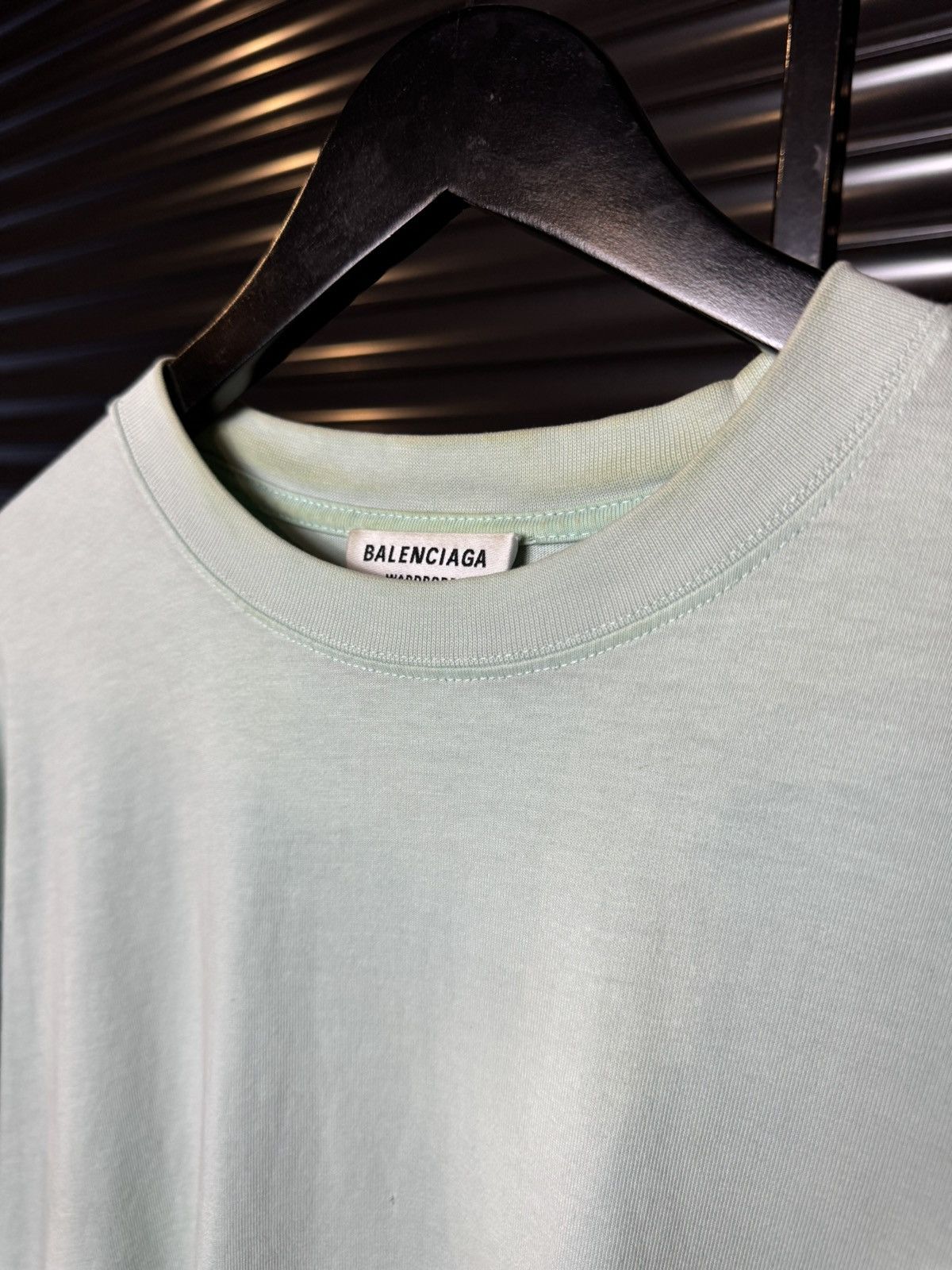 Balenciaga Balenciaga Blue Embroidered Logo Tee - Medium Size US M / EU 48-50 / 2 - 7 Thumbnail