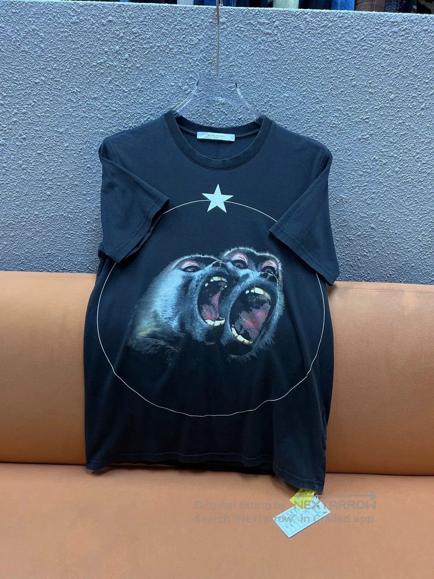 Givenchy Givenchy Double Monkey Blue Print T-shirt. Size US S / EU 44-46 / 1 - 1 Thumbnail