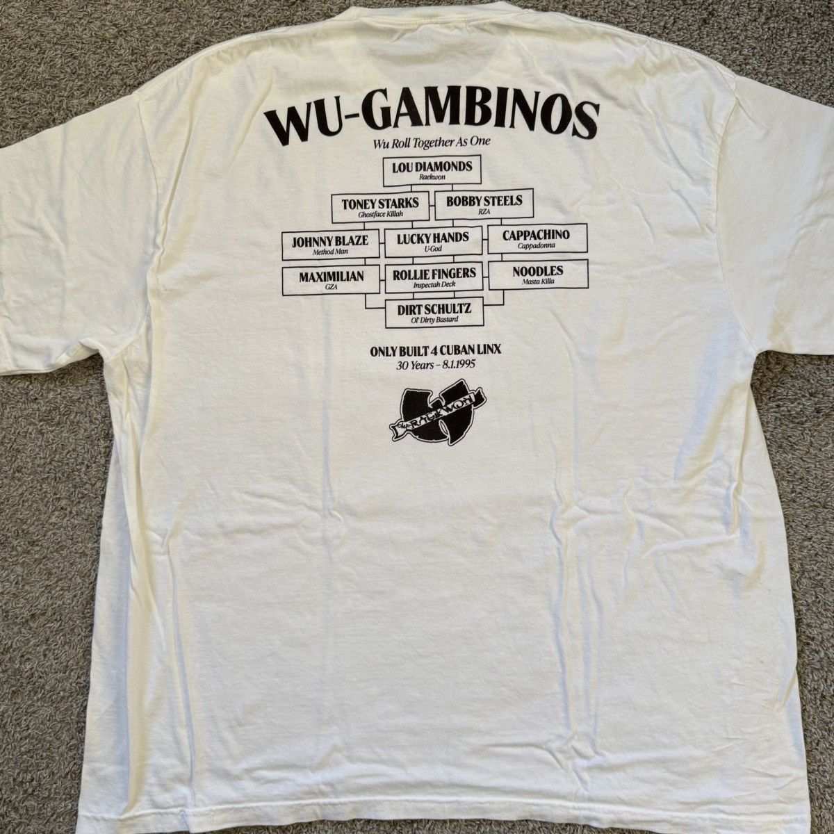Wu-Tang Clan 🔴Wu-Tang Shirt Size 3XL Raekwon Wu Gambinos Authentic Gza Size US XXL / EU 58 / 5 - 1 Thumbnail