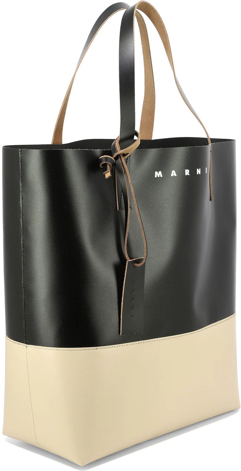 Marni o1s22i1n0924 Size: OS / Tribeca Tote Bag in Black/Beige Size ONE SIZE - 2 Thumbnail