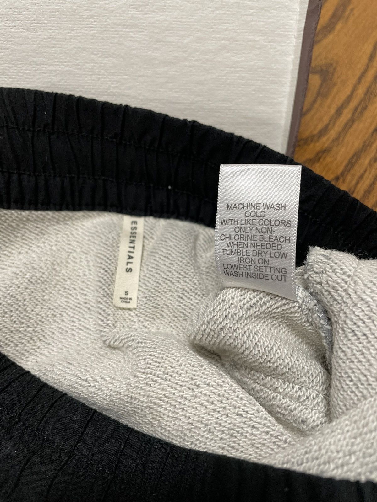 OG Fear of God Essentials Drawstring Pants Grey SZ Small🔥