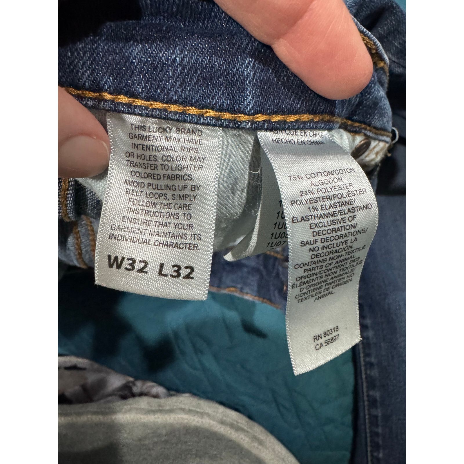 Lucky Brand 32x32 Mens 410 Lucky Brand Jeans Size US 32 / EU 48 - 2 Thumbnail