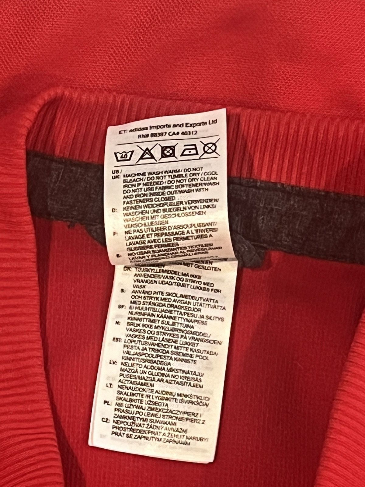 Adidas × Vintage 2015/16 Men’s Adidas Manchester United Anthem Jacket Red XL Size US XL / EU 56 / 4 - 7 Thumbnail