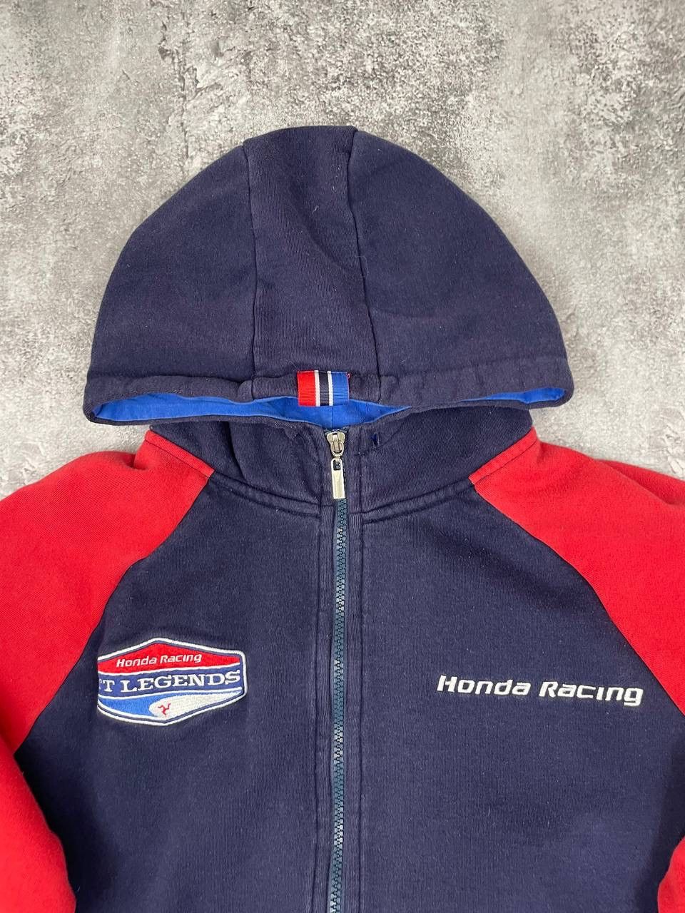 Honda Honda Racing TT Legends Men Cotton Full Zip Hoodie Navy Size US S / EU 44-46 / 1 - 2 Thumbnail