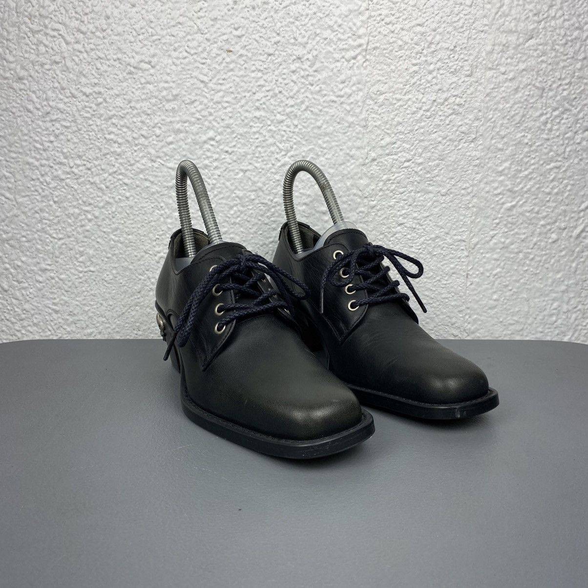Yohji Yamamoto Yoshiko Creation Paris Square Toe Shoes Size US 6 / IT 36 - 2 Thumbnail