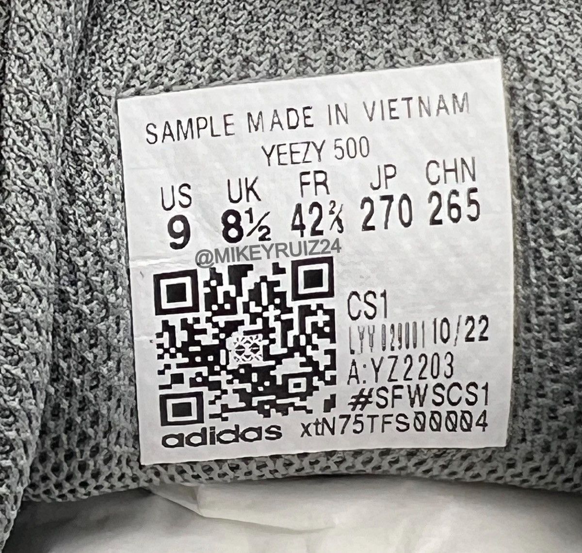 Yeezy Yeezy 500 Sample Size US 9 / EU 42 - 6 Thumbnail