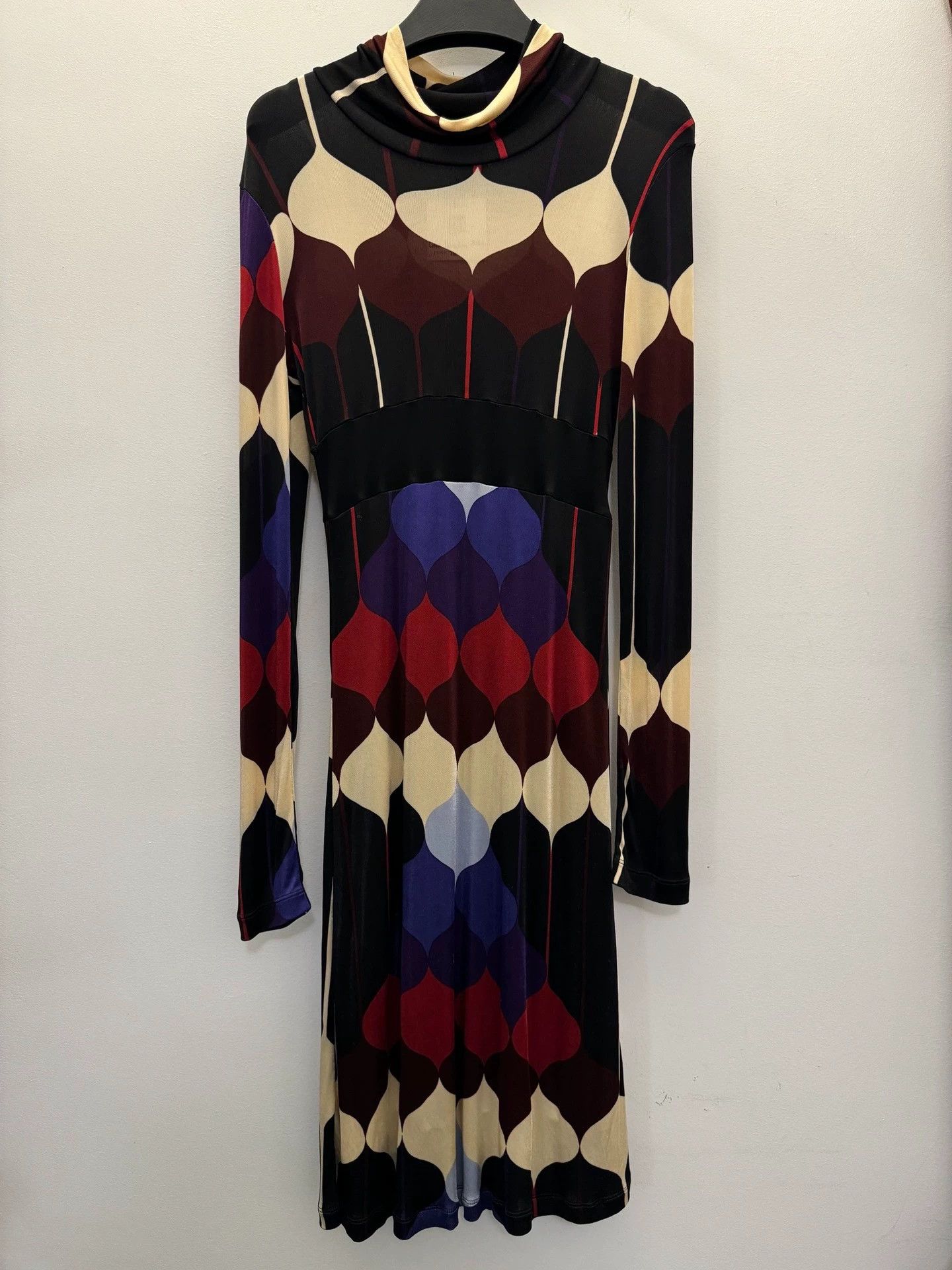 Custo Barcelona Custo Barcelona Geometric Print High-Waist Stretch Dress Size S / US 4 / IT 40 - 6 Thumbnail