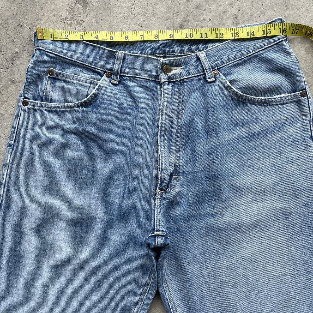 Japanese Brand Vintage Lee Japan Distressed Faded Jeans Denim Pants Size US 32 / EU 48 - 5 Thumbnail