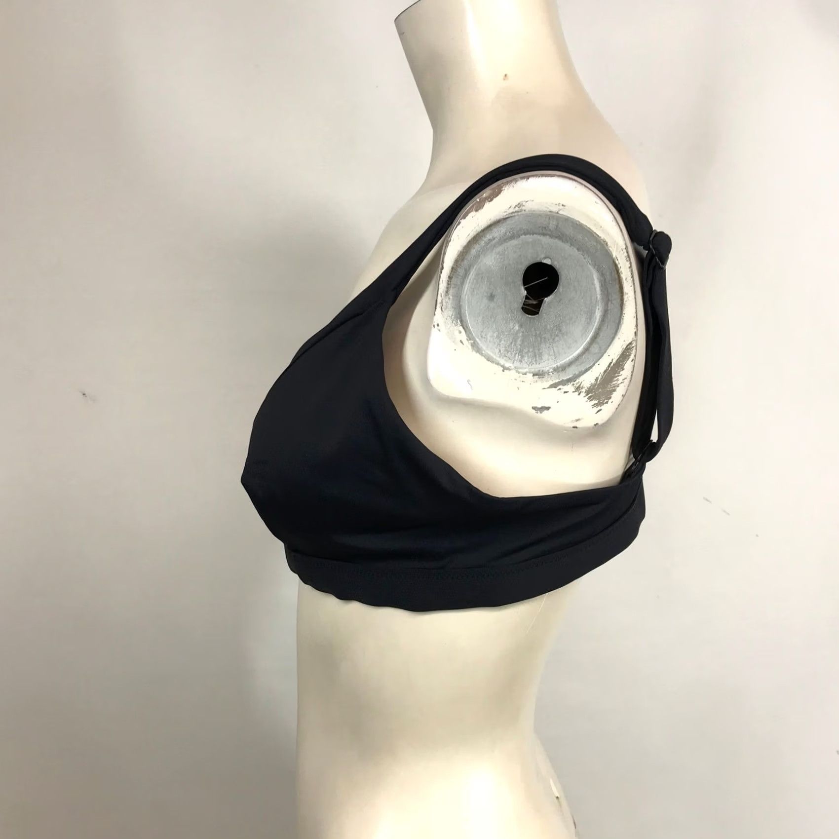 Prana prAna Womens Black Scoop Neck Adjustable Strap Bikini Top Size Large Size L / US 10 / IT 46 - 6 Thumbnail