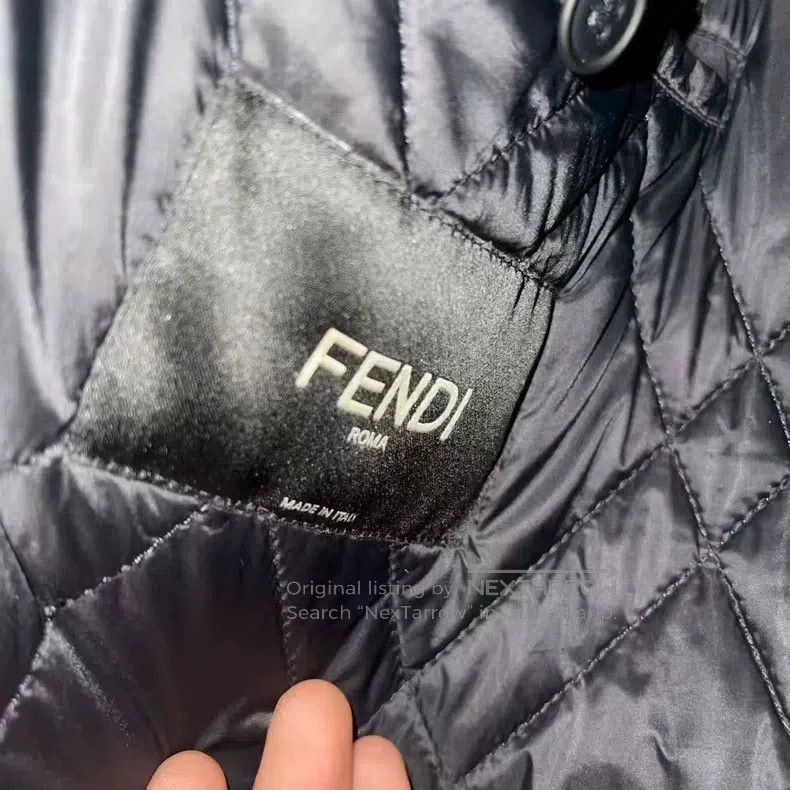 Fendi Fendi Double-Sided Color Blocked Logo Coat Size US L / EU 52-54 / 3 - 3 Thumbnail