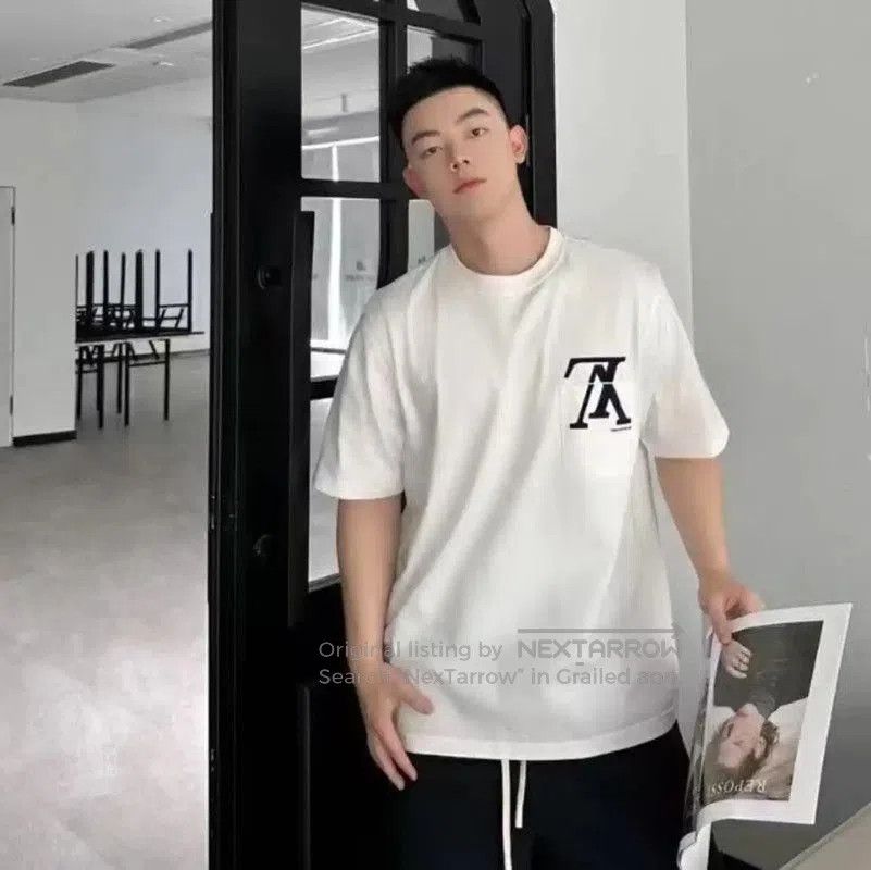 Louis Vuitton Louis Vuitton White Cotton Men's T-Shirt . Size US M / EU 48-50 / 2 - 9 Thumbnail