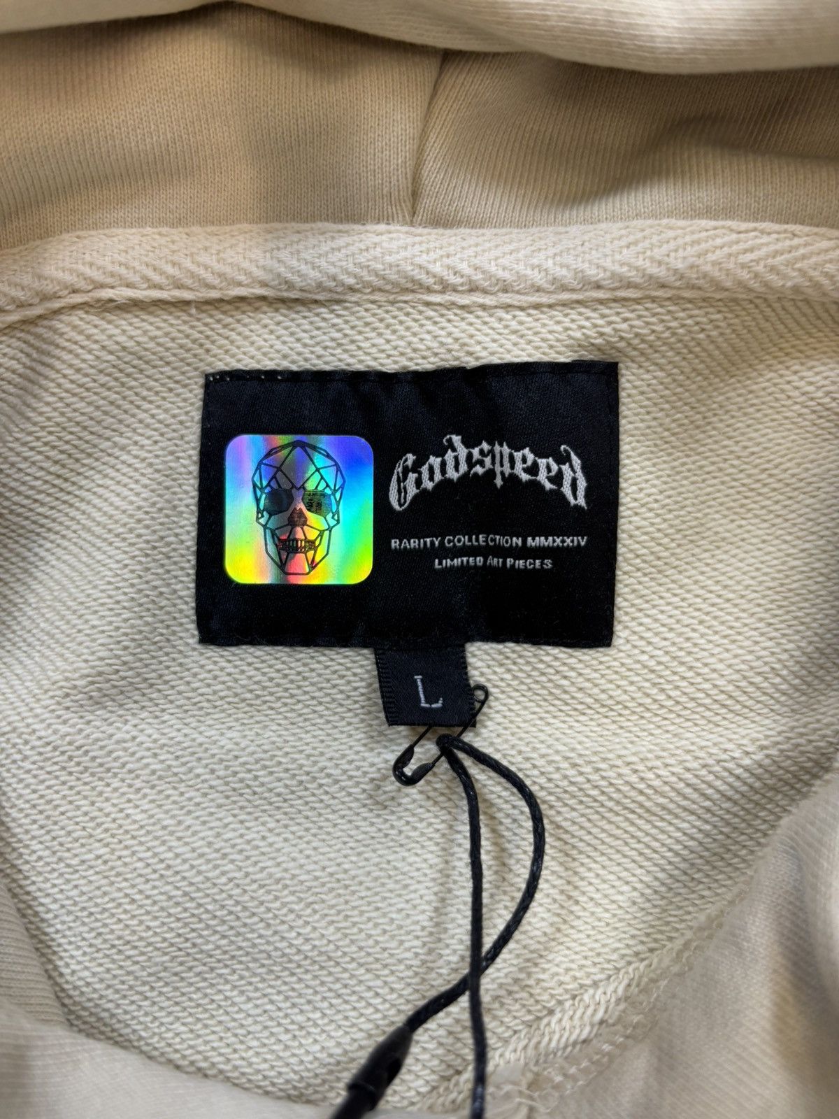 Godspeed Godspeed Lifes a Gamble Hoodie, Bone Size US L / EU 52-54 / 3 - 9 Thumbnail
