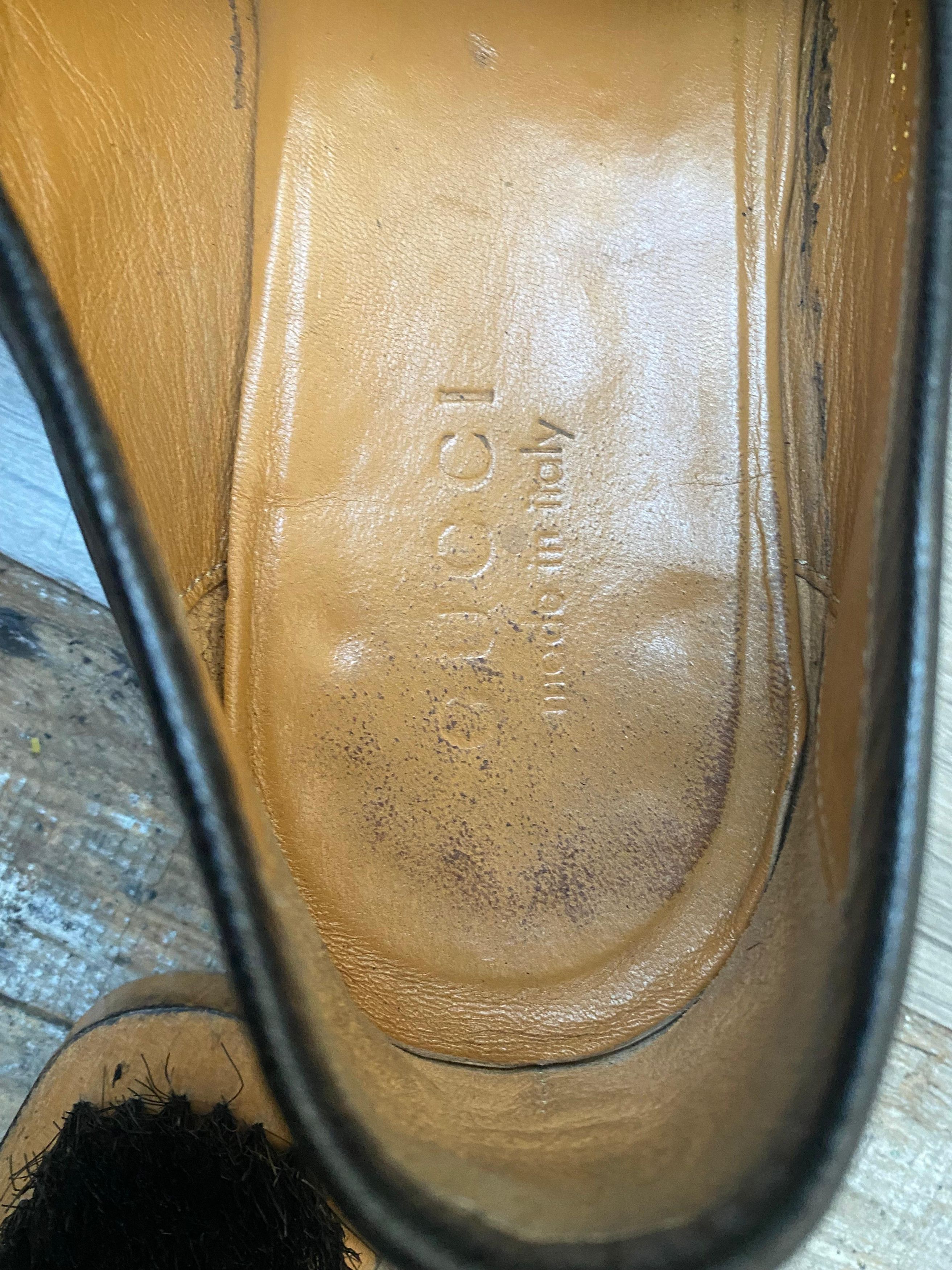 Gucci Gucci GG Marmont 3 Stripe Leather Loafers US 8.5 Size US 8.5 / EU 41-42 - 6 Thumbnail