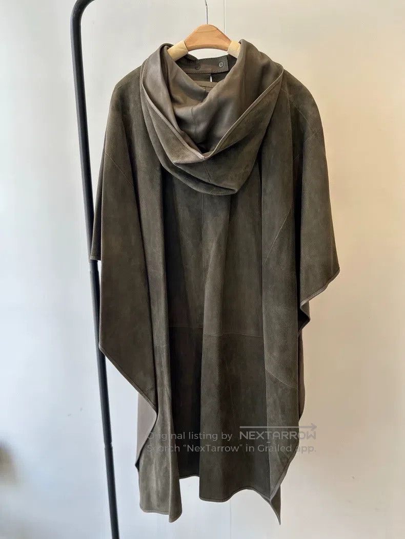 Hermes Hermes Sheepskin hooded cloak coat Size XXS / US 00 / IT 34 - 3 Thumbnail