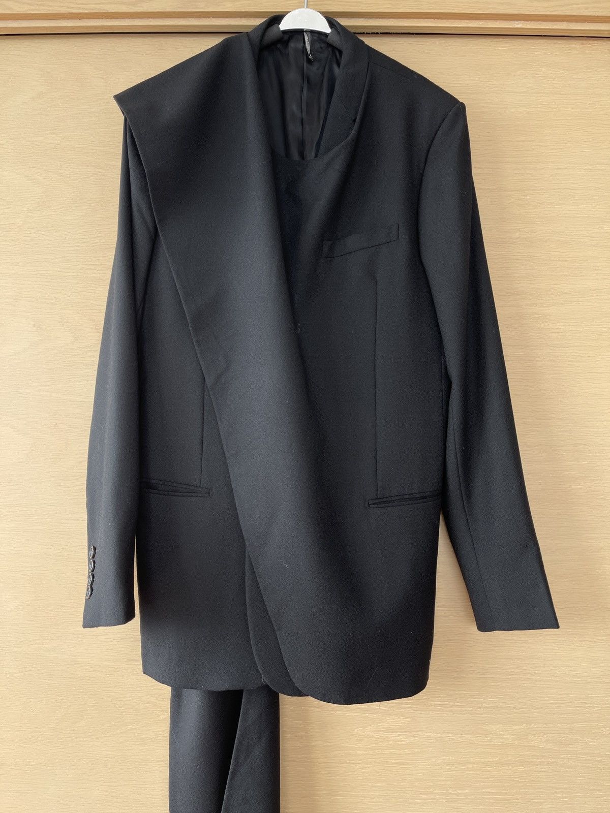 Dior Dior Homme Scarf Collar Tailored Jacket, Kris Van Assche, 52 Size 52R - 2 Thumbnail