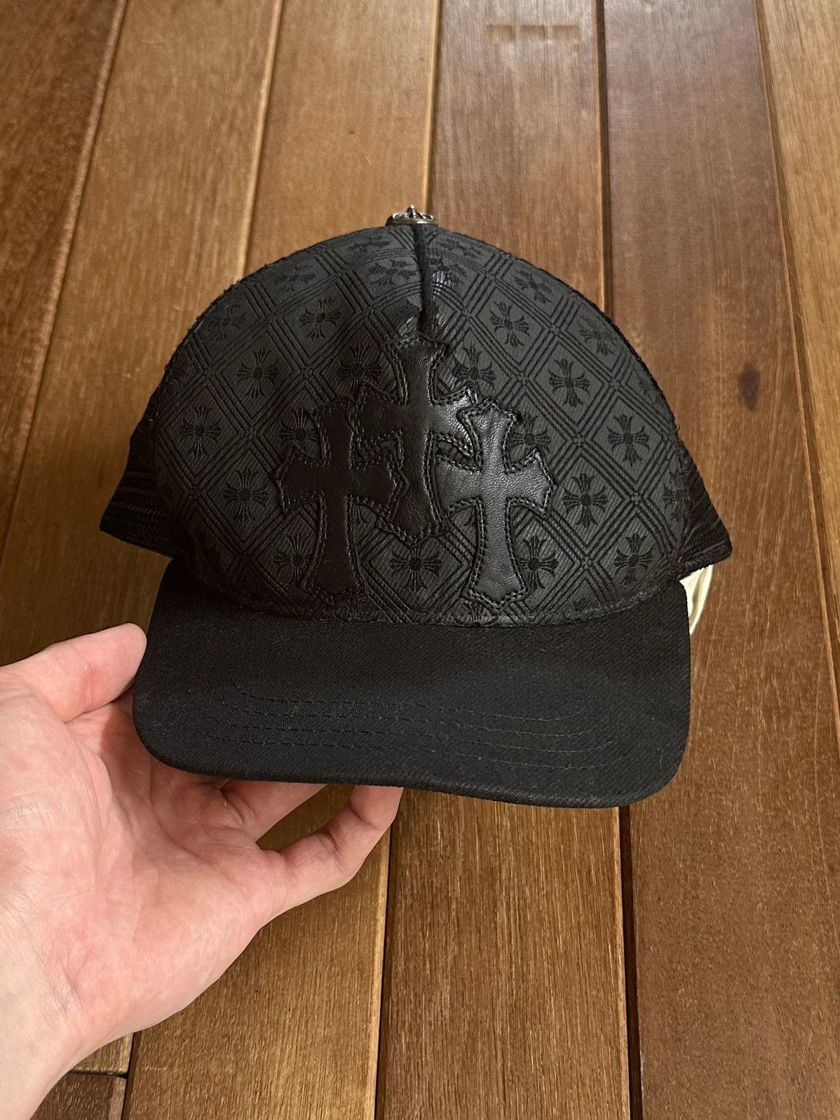Chrome Hearts Chrome Hearts Triple Cross Monogram Cap Size ONE SIZE - 1 Thumbnail
