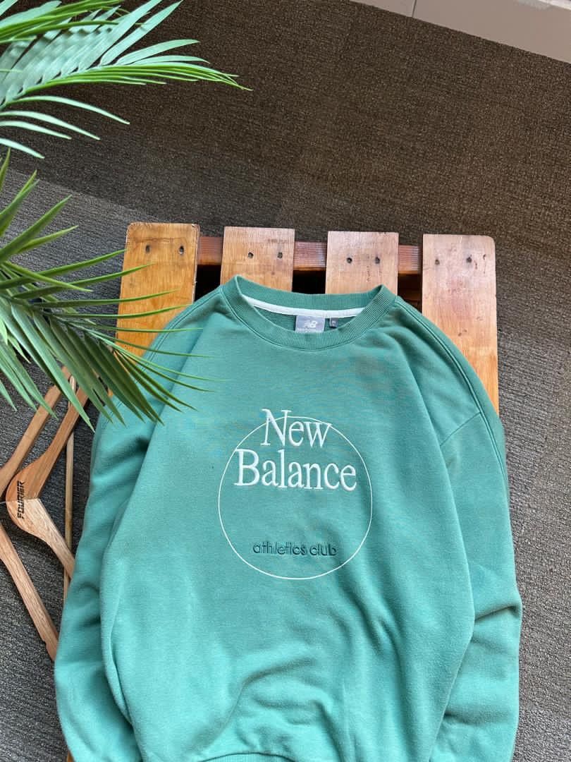 New Balance × Other NEW BALANCE EMBROIDERY SPELLOUT SWEATSHIRT Size US L / EU 52-54 / 3 - 2 Thumbnail