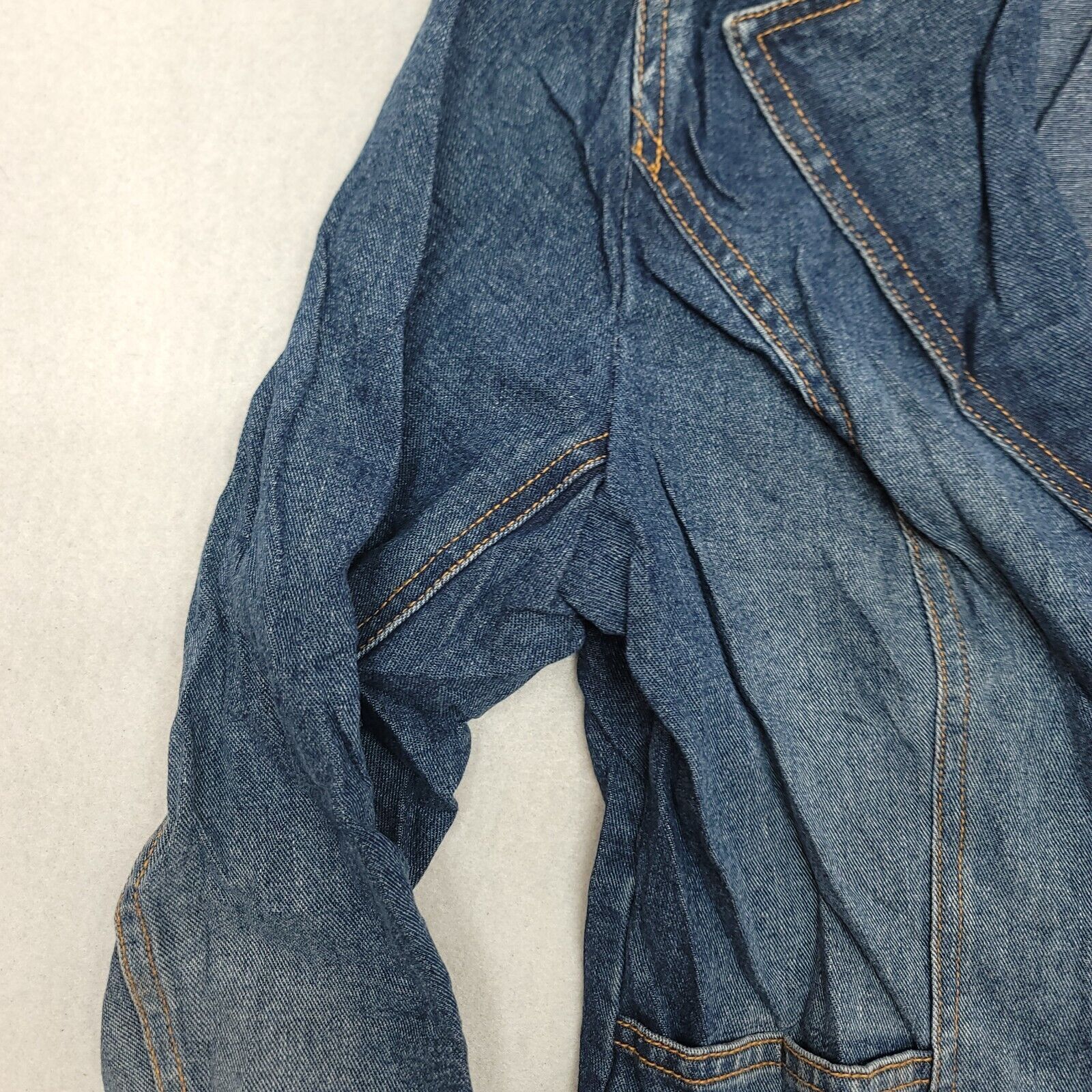 Willi Smith Willi Smith Button Up Denim Jean Jacket Womens Size M Blue Size M / US 6-8 / IT 42-44 - 4 Thumbnail