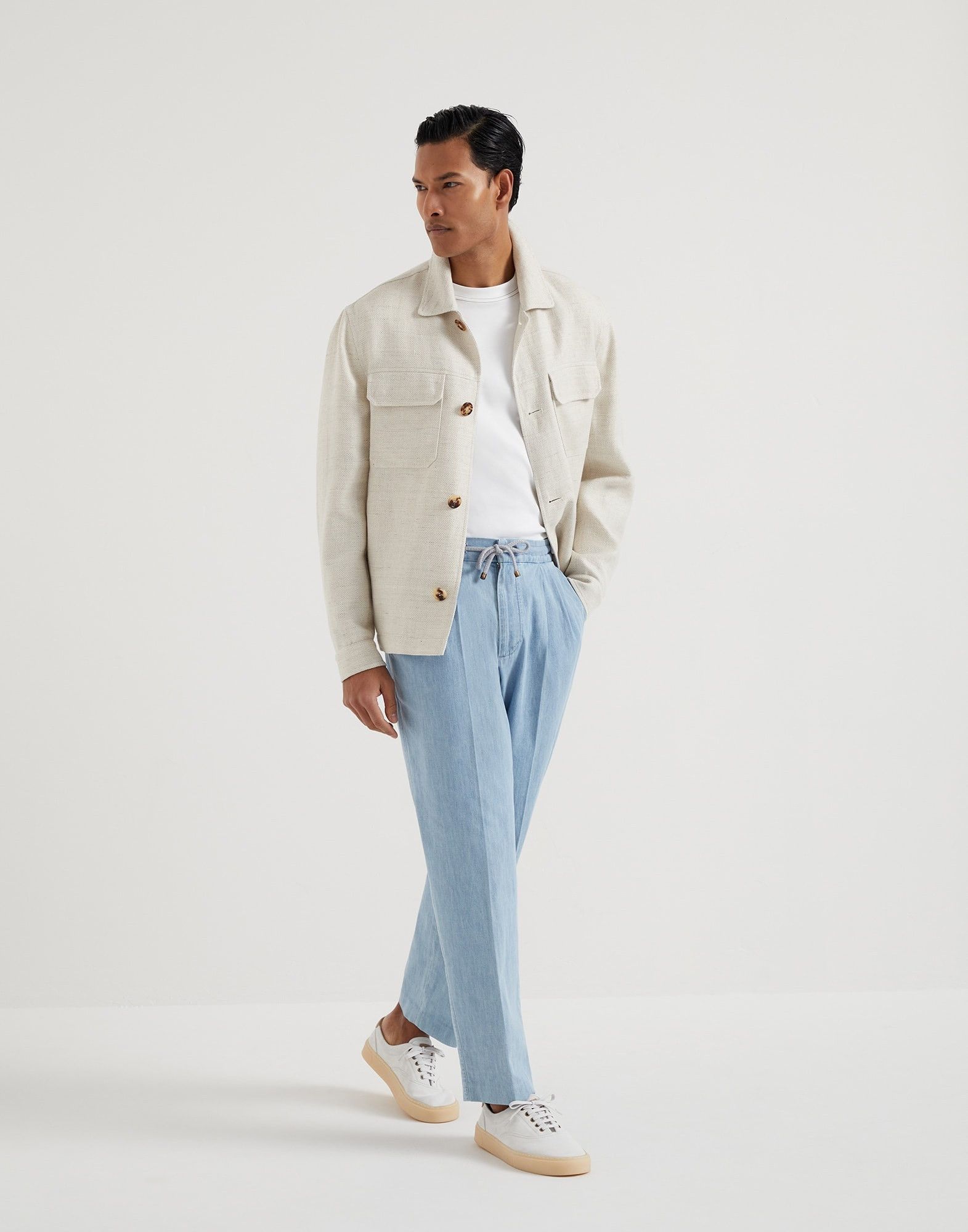Brunello Cucinelli o1w1db10925 Denim Pant in Open Blue Size US 38 / EU 54 - 4 Thumbnail