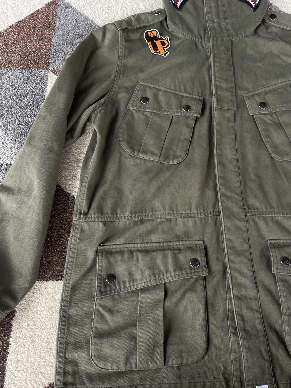 Bape Bape Military Shark Parachute Jacket Size US XL / EU 56 / 4 - 5 Thumbnail