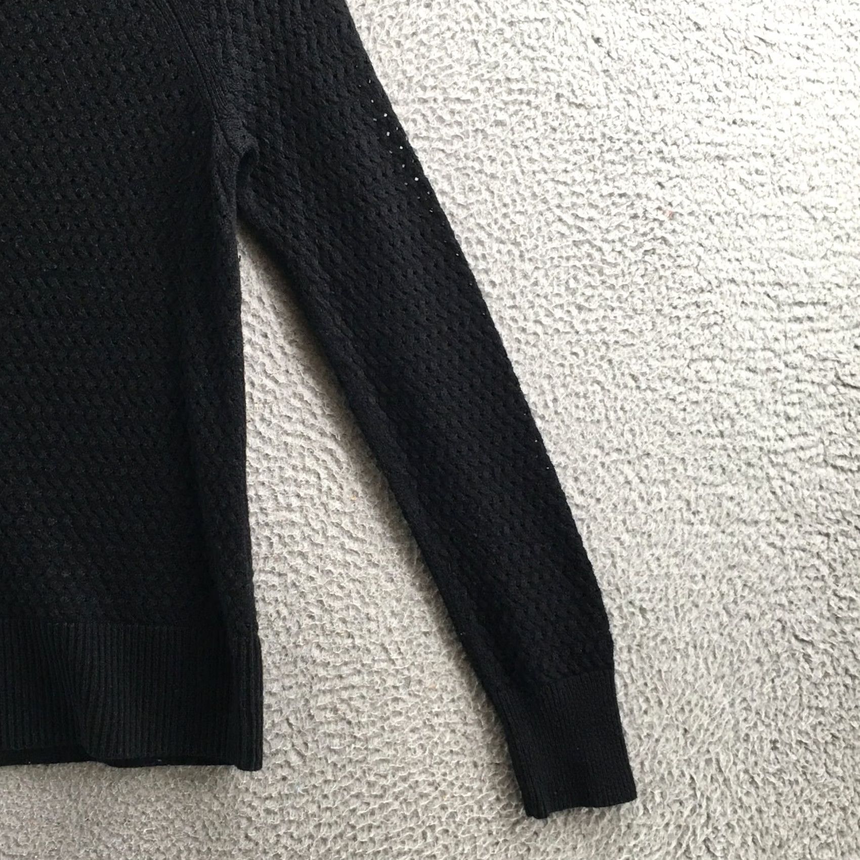 American Eagle Outfitters VINTAGE American Eagle Outfitters Sweater Womens L Black Cotton Blend Knit Pullover Size L / US 10 / IT 46 - 5 Thumbnail