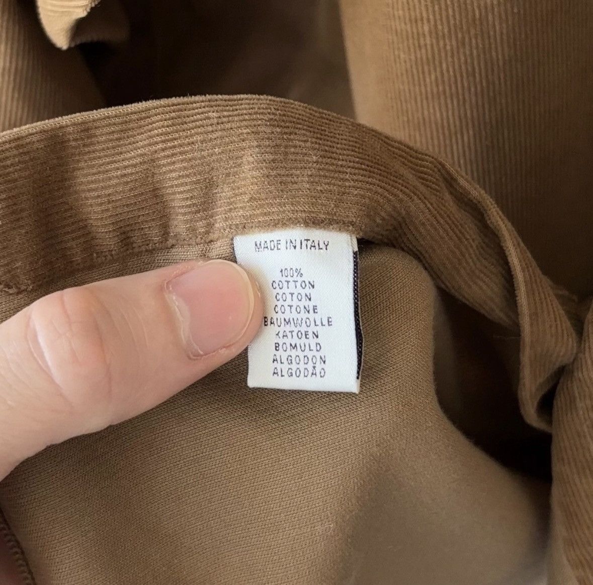 Ralph Lauren Purple Label Corduroy Shirt Size 17.5 XL XXL Fine Wale Made in Italy Size US XL / EU 56 / 4 - 8 Thumbnail