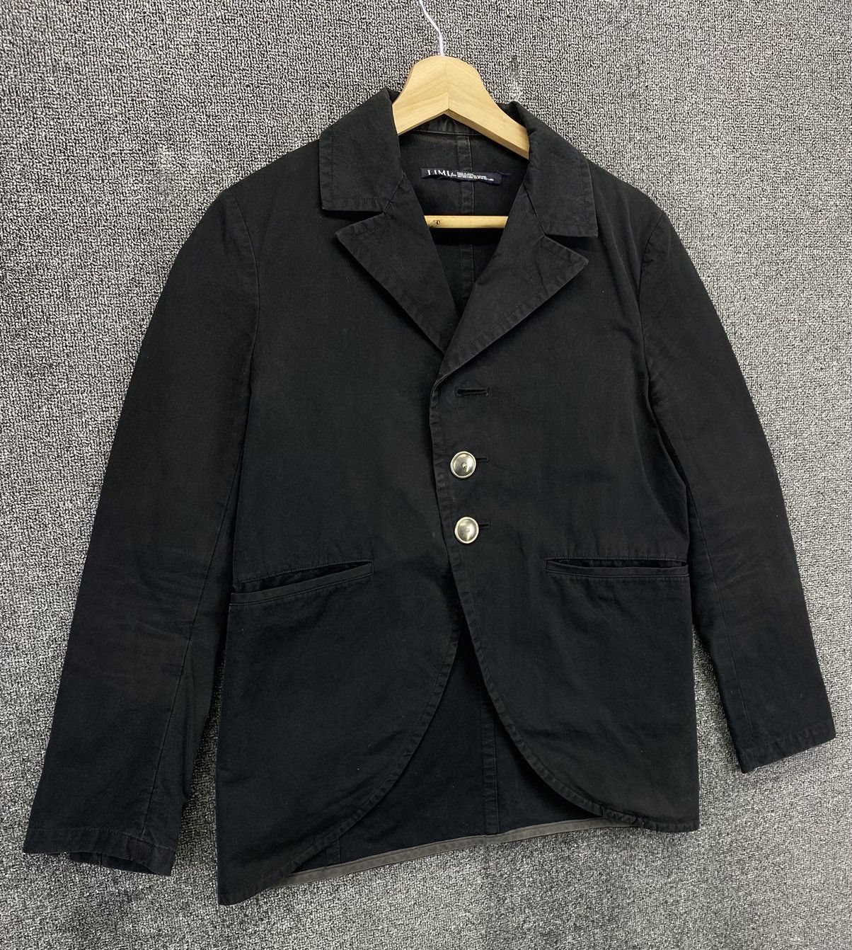 Yohji Yamamoto Vintage Yohji Yamamoto Limi Feu Coat Black Jacket Size S / US 4 / IT 40 - 2 Thumbnail