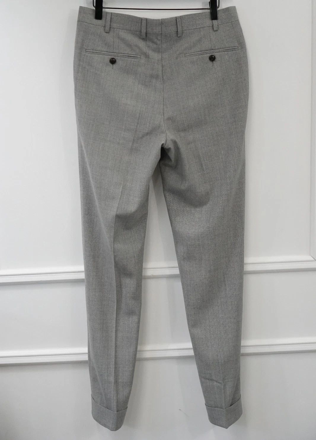 Suitsupply Men Suitsupply Pants Grey Wool Soho Size UK/US36 Size 36R - 2 Thumbnail