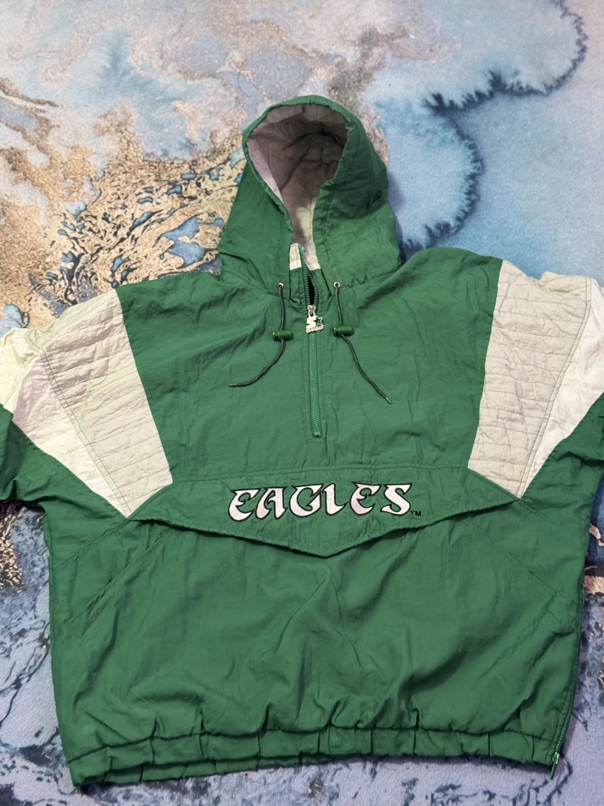 Starter Vintage Starter Philadelphia Eagles Jacket Size US XL / EU 56 / 4 - 2 Thumbnail