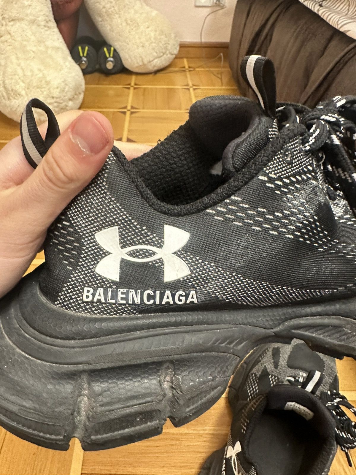 Balenciaga × Under Armour Balenciaga x Under Armor 3xl black Size US 10 / EU 43 - 8 Thumbnail