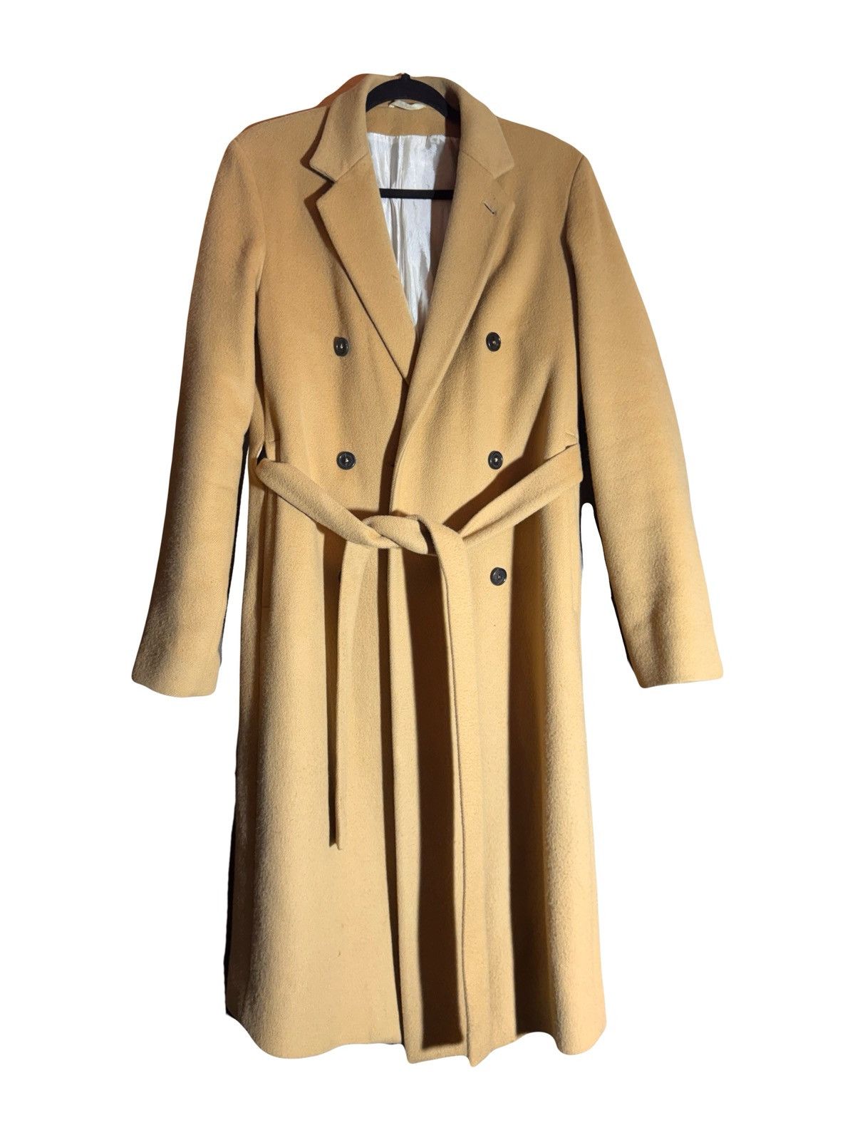 Ann Demeulemeester Ann Demeulemeester fw16 runway camel wool coat s men slim Size US S / EU 44-46 / 1 - 2 Thumbnail